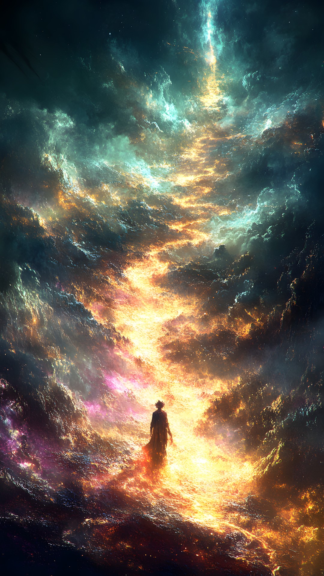 Astronomical object, CG artwork, Meteorological phenomenon, Universe, Star, Heat, Fictional character, Sunrise, Lens flare, Wind, Dawn, Graphics, Anime, Fiction, Backlighting