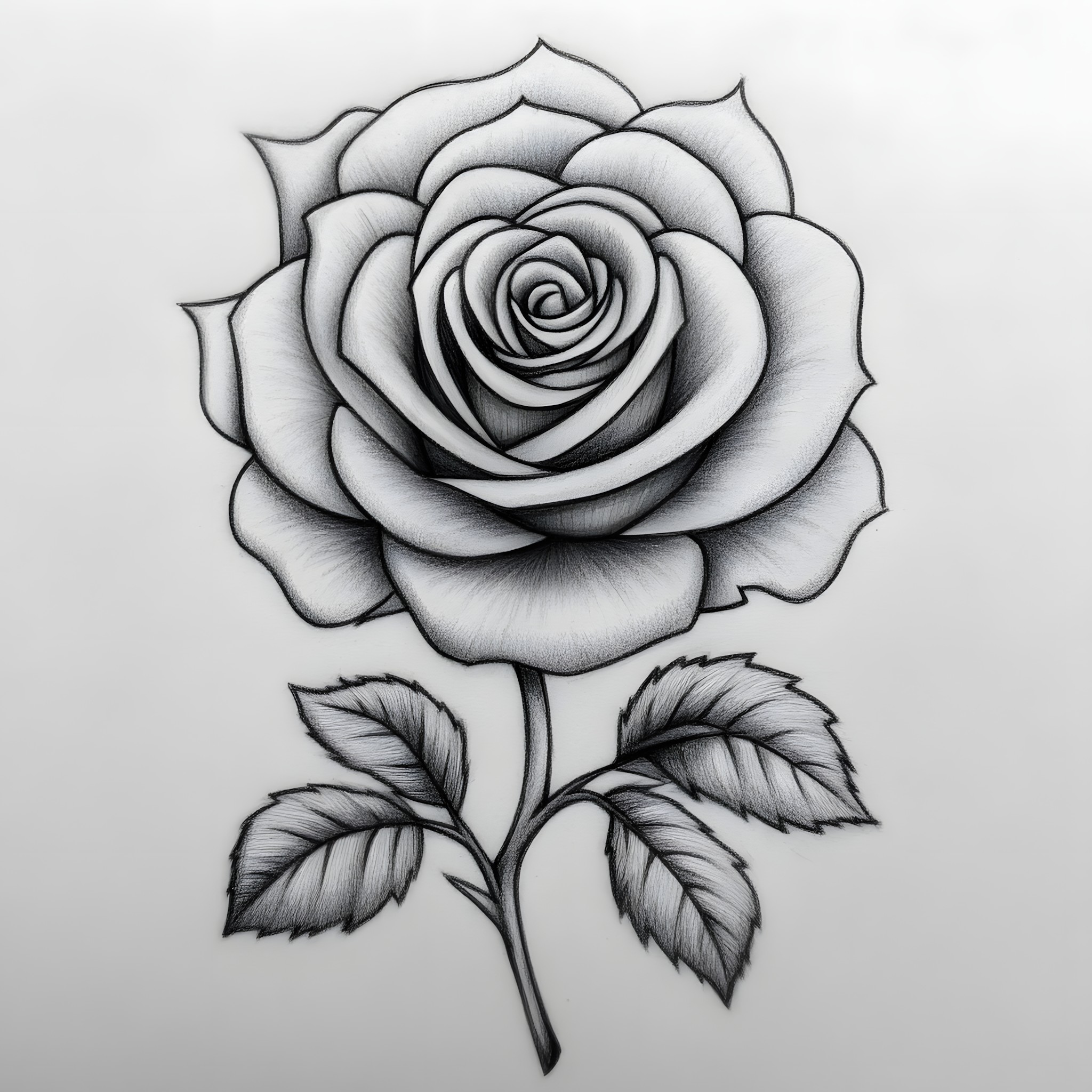 White, Garden roses, Rose family, Line art, Rose, Sketch, Design, Office supplies, Floribunda