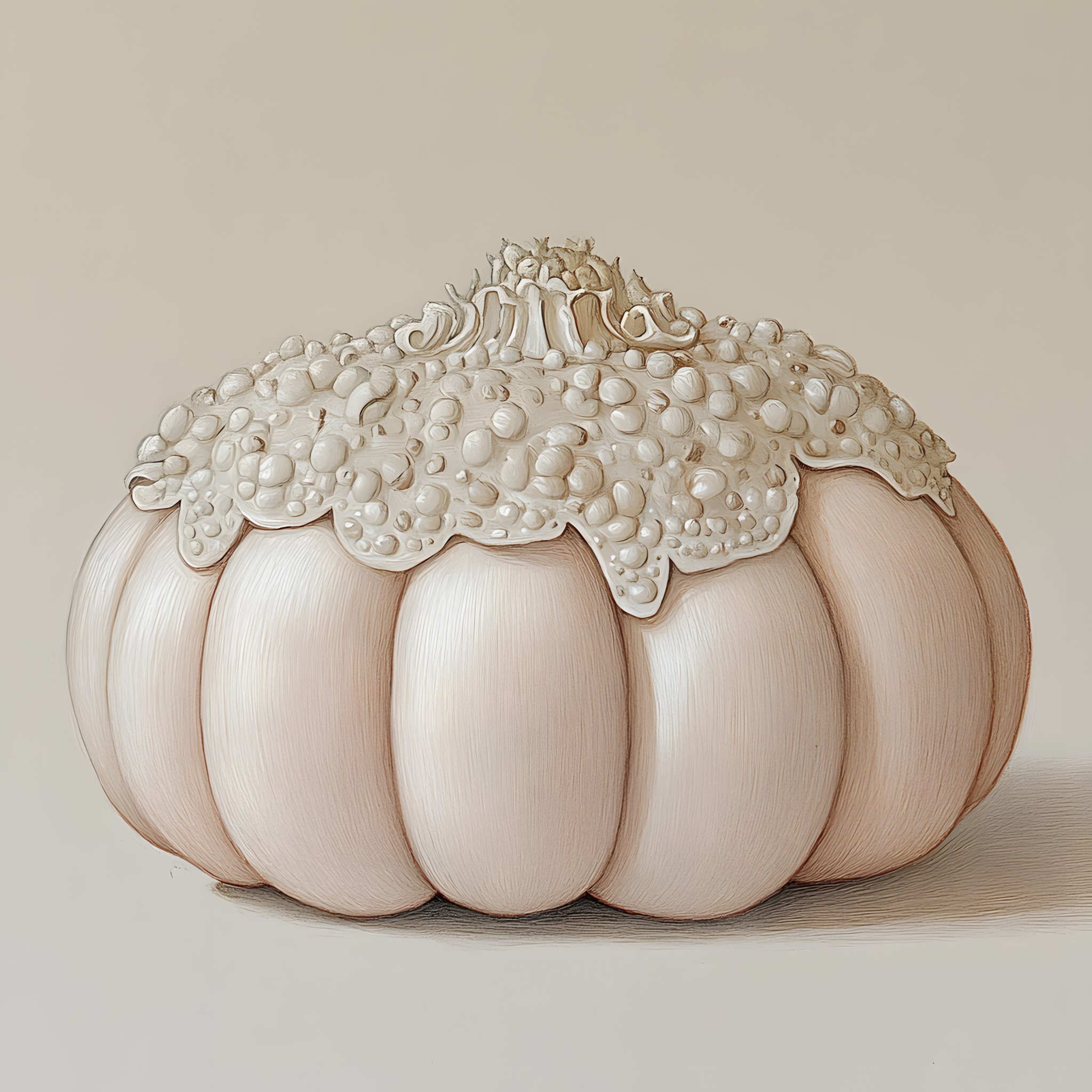 Gourd, Squash, Winter squash, Natural material, Pumpkin, Porcelain, Calabaza, Produce, Cucurbits, Ceramic, Craft