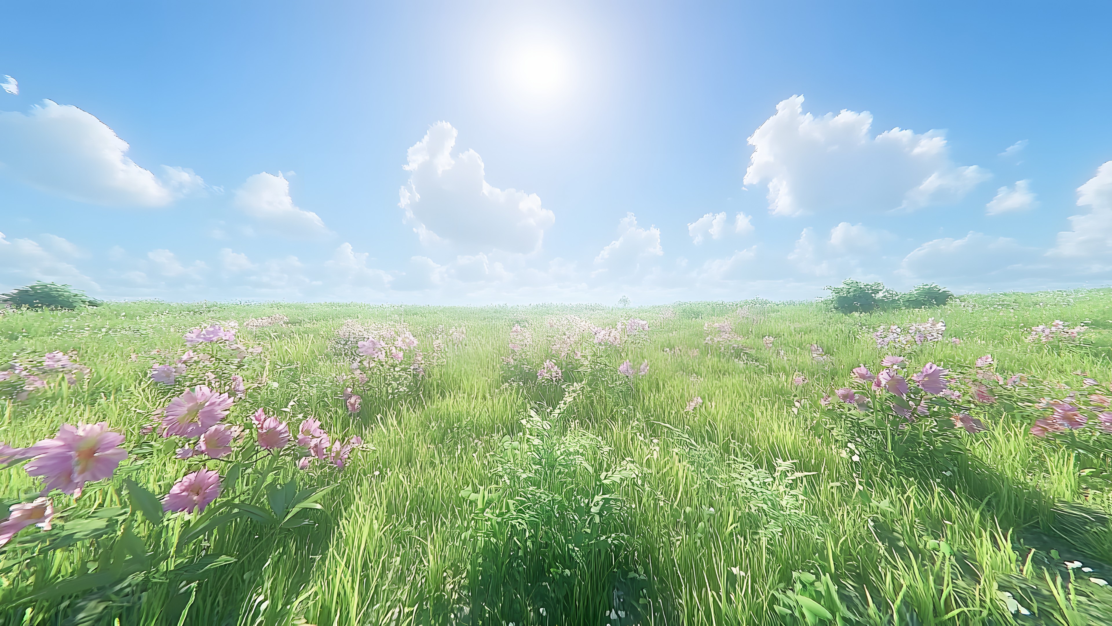 Flower, Grassland, Field, Cloud, Prairie, Meadow, Agriculture, Pink, Grasses, Flowering plant, Wildflower, Crop, Herbaceous plant, Steppe, Cumulus, Plantation, Meteorological phenomenon, Wind, Farm, Perennial plant