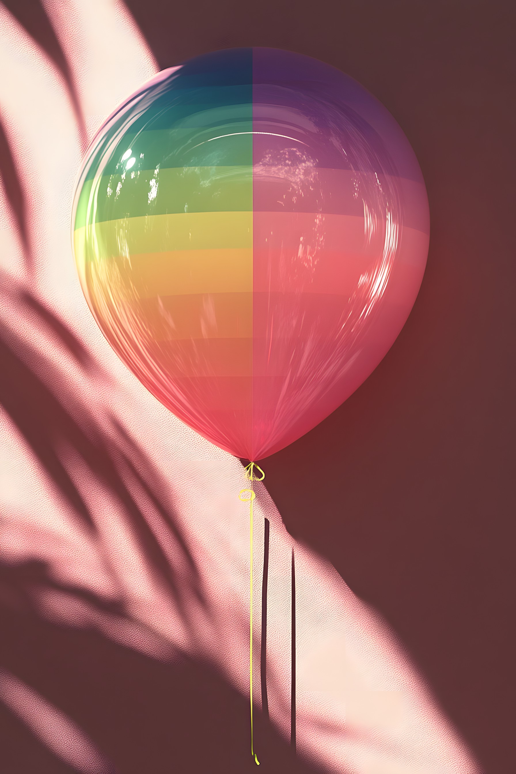 Red, Beauty, Pink, Orange, Balloon, Lens flare, Design, Wind, Party Supply