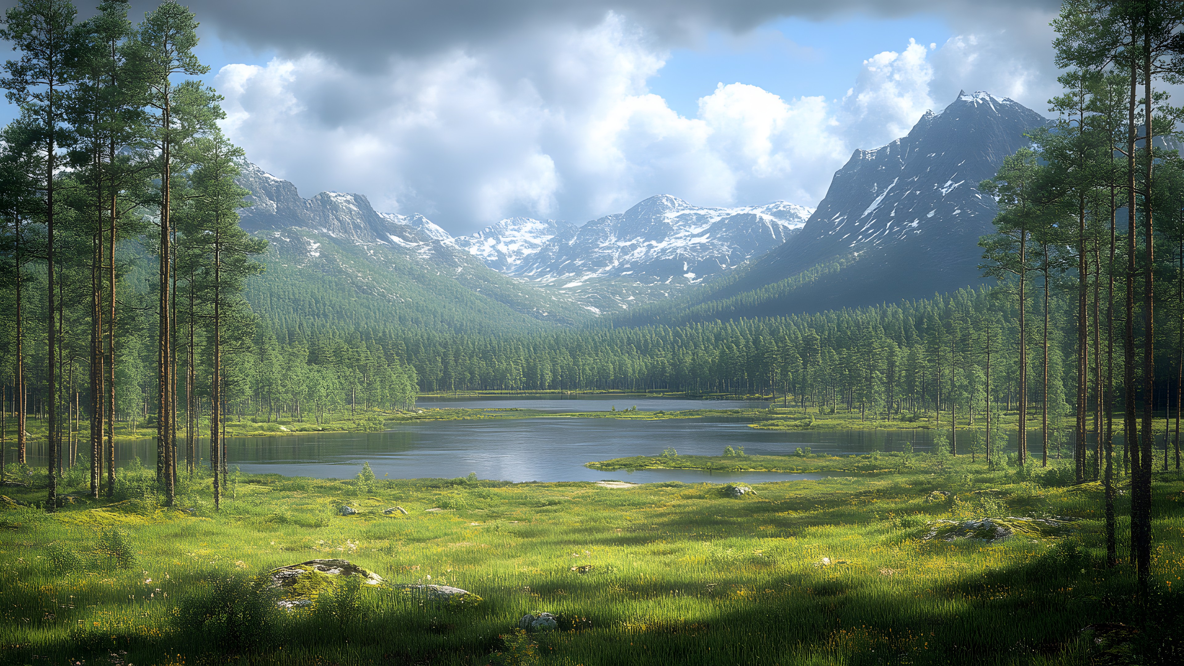 Mountainous landforms, Mountain, Body of water, Nature, Natural landscape, Natural environment, Wilderness, Highland, Mountain range, Forest, Hill, Landscape, Bank, Valley, Hill station, Watercourse, Mountain river, Reflection, Nature reserve, Spruce-fir forests