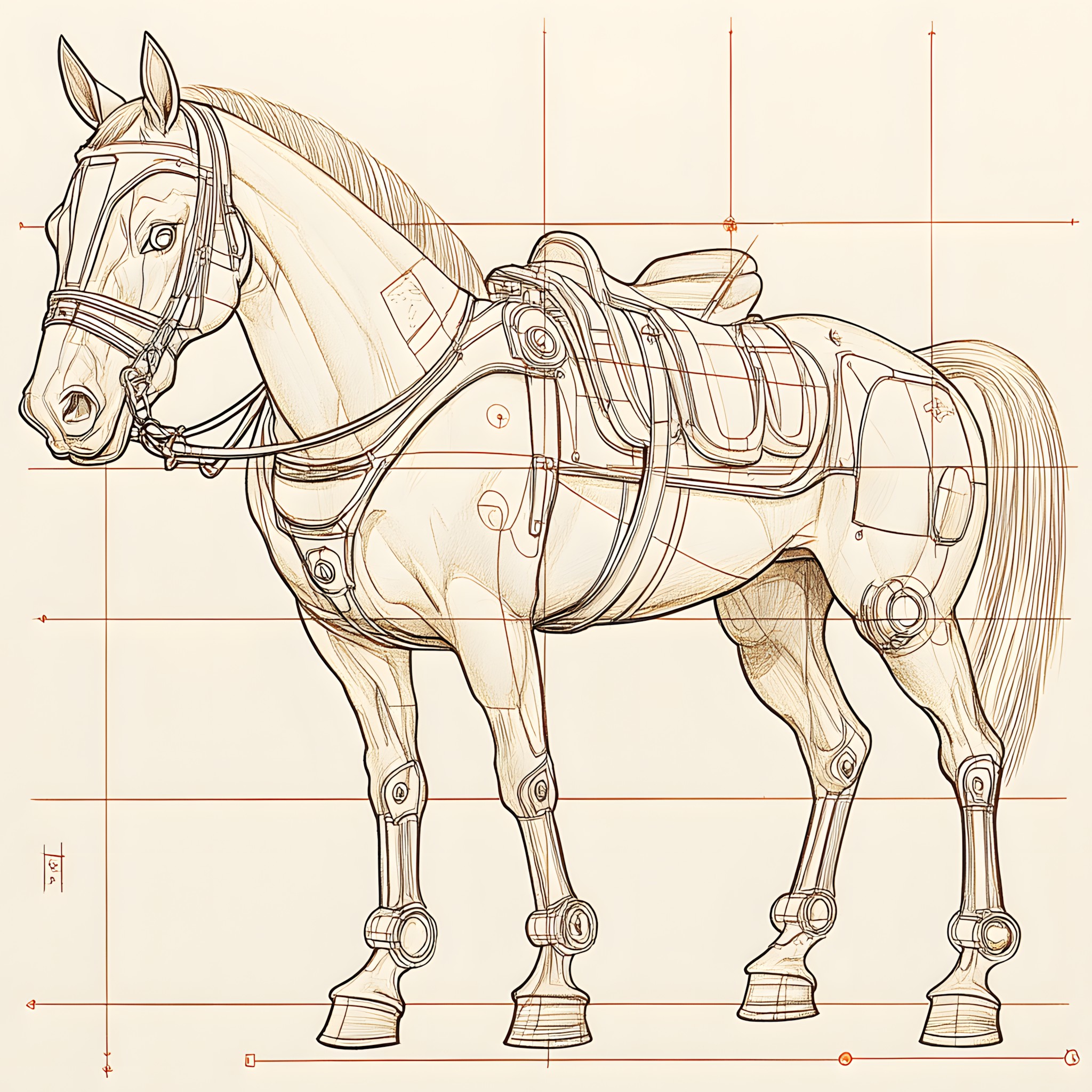 Horse tack, Bridle, Halter, Horse, Drawing, Horse Supplies, Rein, Horse harness, Working animal, Line art, Sketch, Mare, Pack animal, Mane, Stallion, Bit, Sorrel, Clip art, Livestock