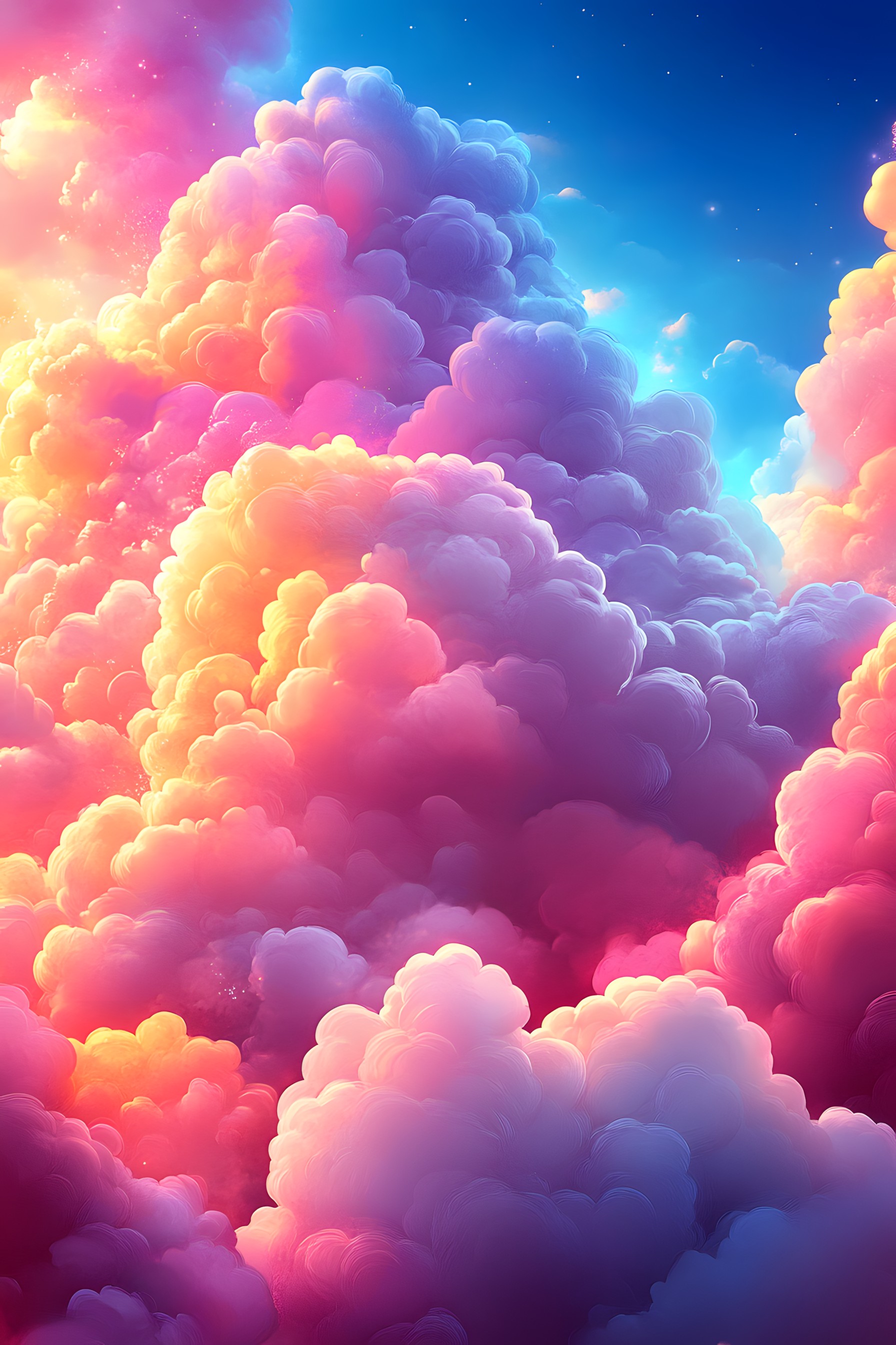 Blue, Cloud, Pink, Cumulus, Orange, Meteorological phenomenon, Graphics