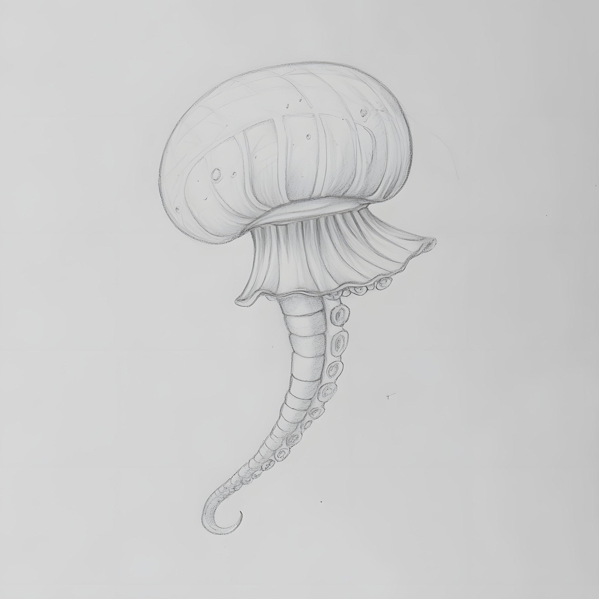 Marine invertebrates, Jellyfish, Spiral, Sketch, Cnidaria, Line art, Child art