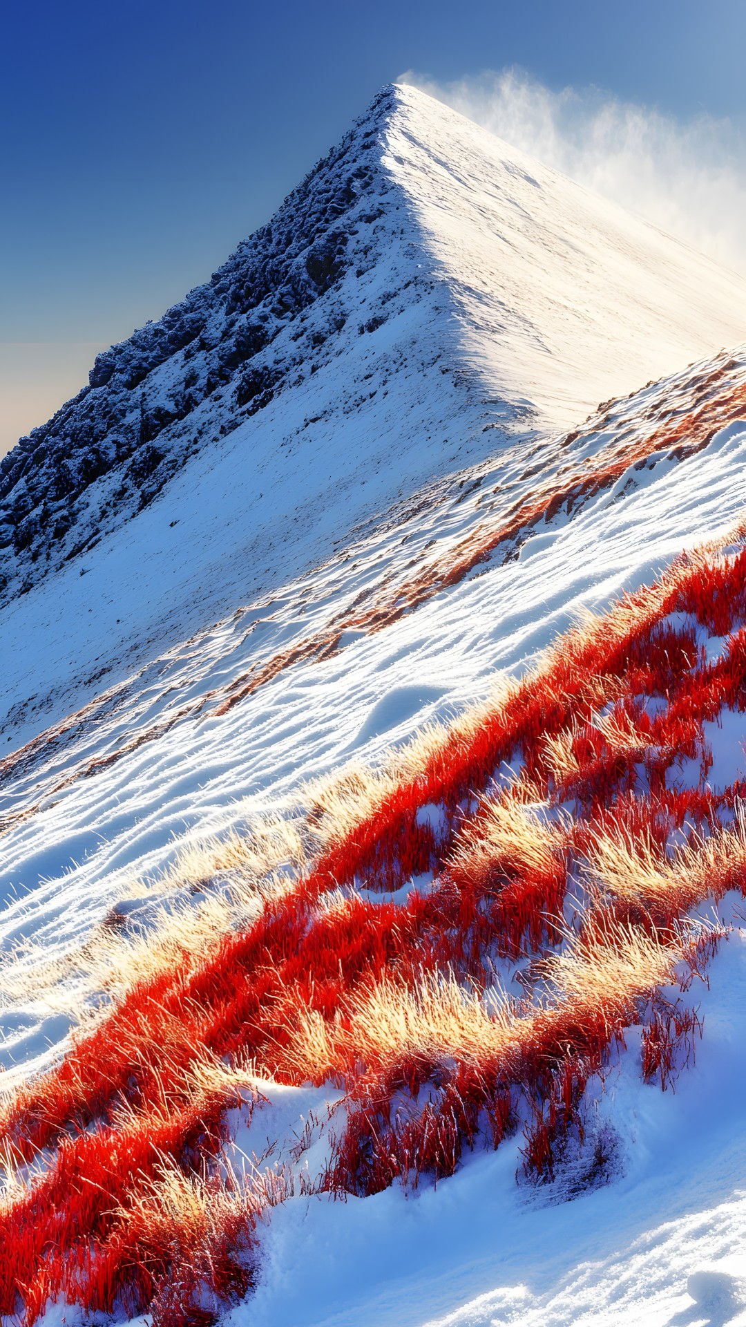 Winter, Snow, Mountain, geological phenomenon, Terrain, Freezing, Slope, Glacial landform, Mountain range, Ridge, Ice cap, Summit, Alps, Tundra, Glacier, Massif, Arctic