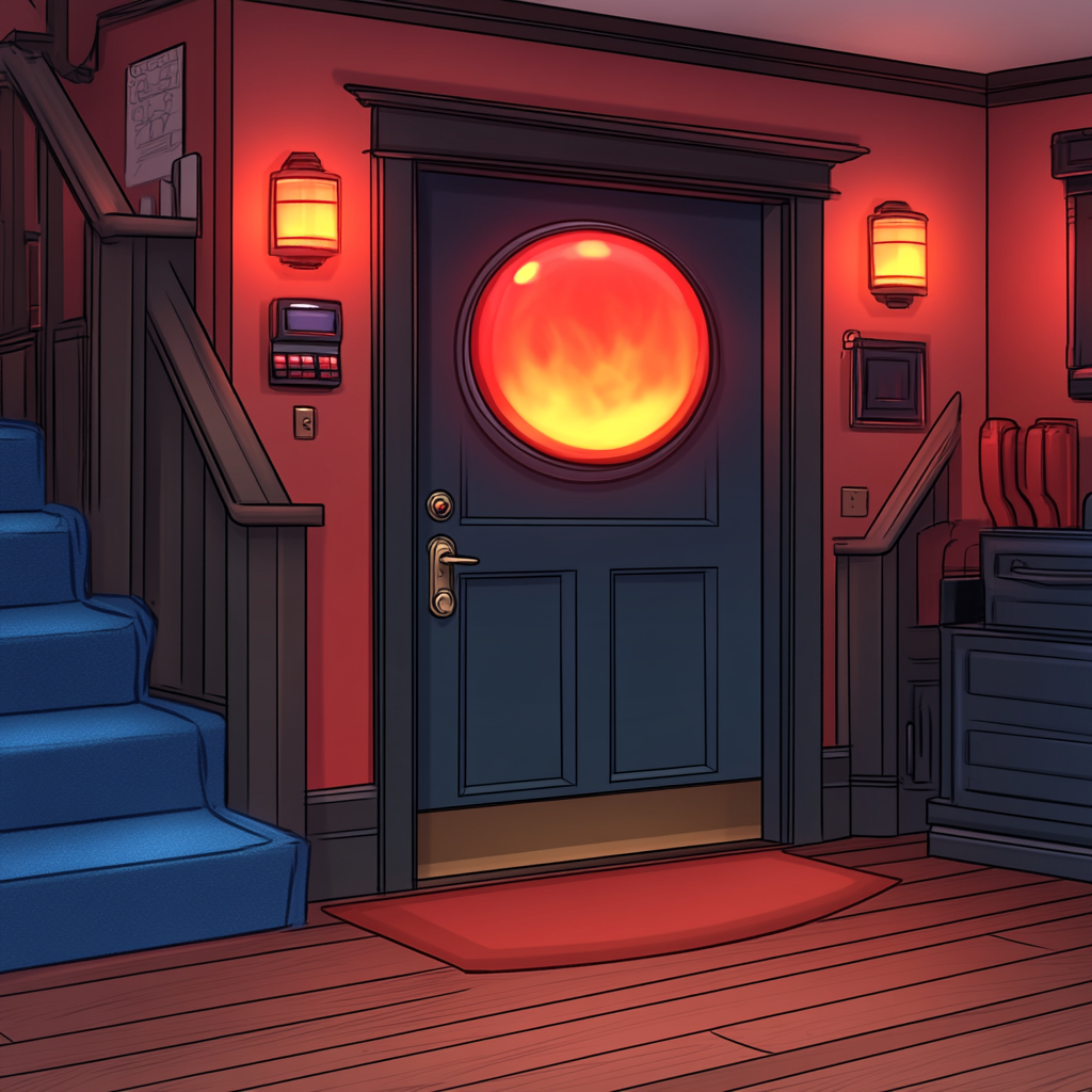 Animation, Animated cartoon, Fictional character, Wood stain, Design, Night, Fiction