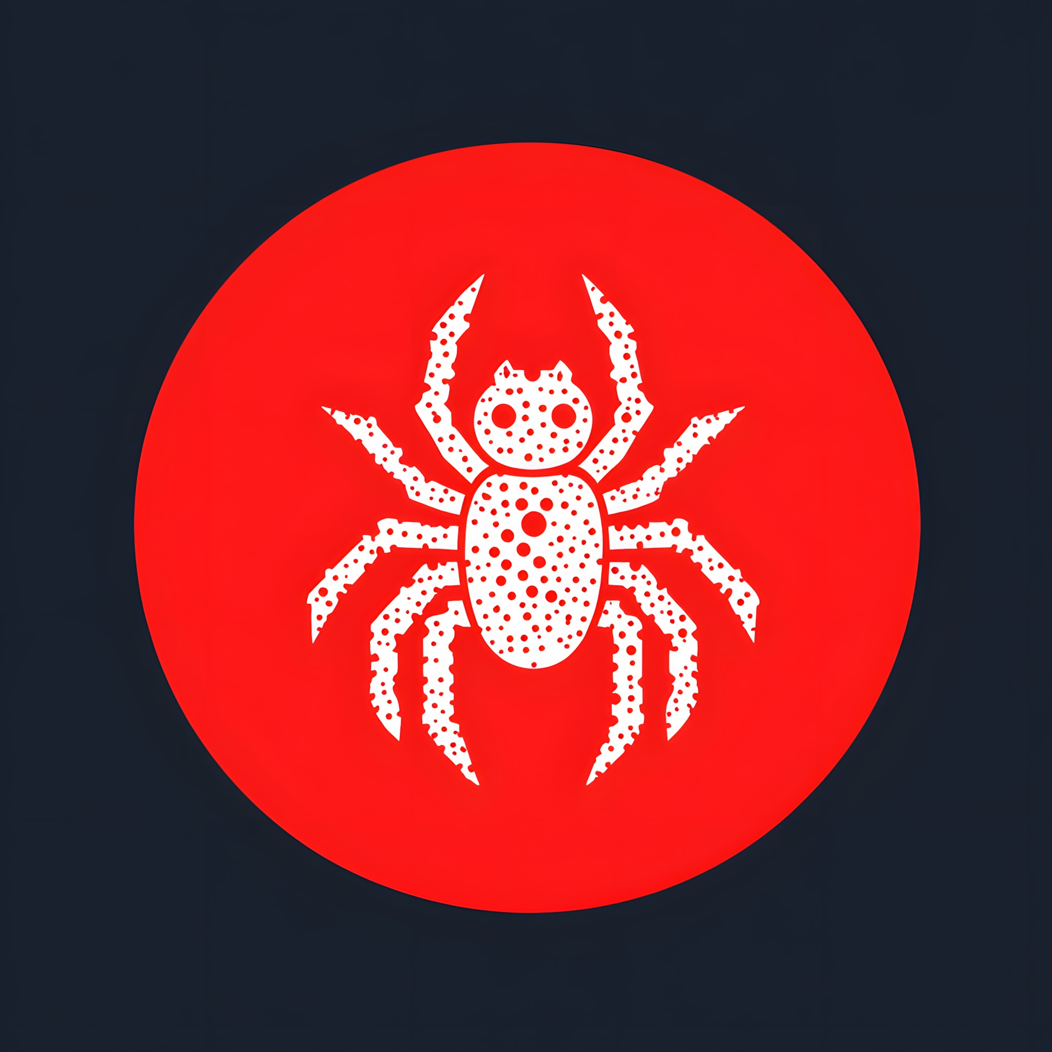 Red, Arthropod, Logo, Symbol, Arachnid, Insect, Graphics, Graphic design, Spider