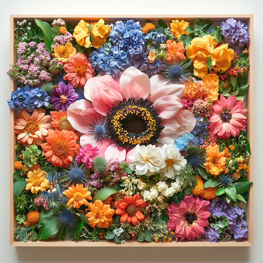 Flower, Petal, Yellow, Cut flowers, Orange, Flowering plant, Floristry, Floral design, Creative arts, Flower Arranging, Flower bouquet, Collage, Daisy family, Wildflower, Artificial flower, Sunflowers, Asterales, Transvaal daisy, Modern art