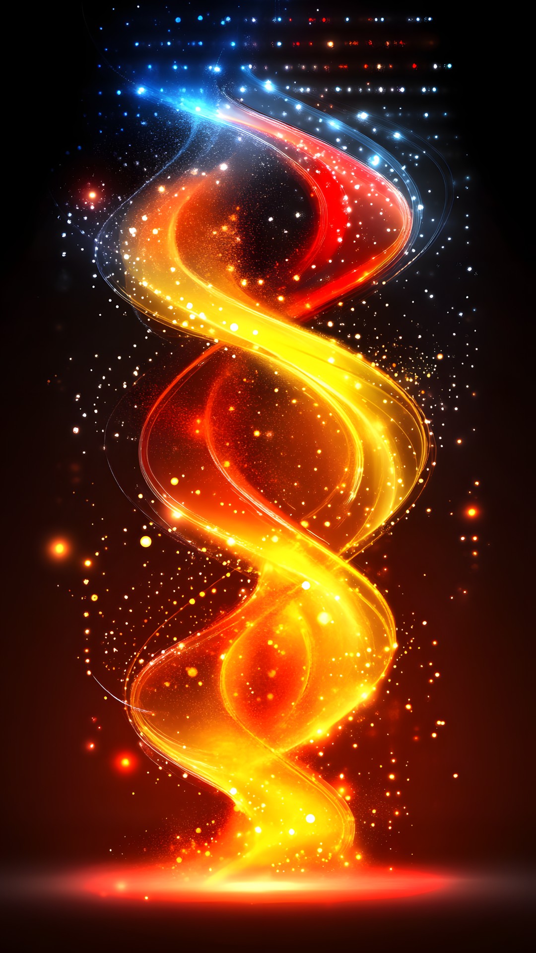 Red, Orange, Yellow, Graphics, Night, Design, Graphic design, Heat, Flame, Fire, Fractal art