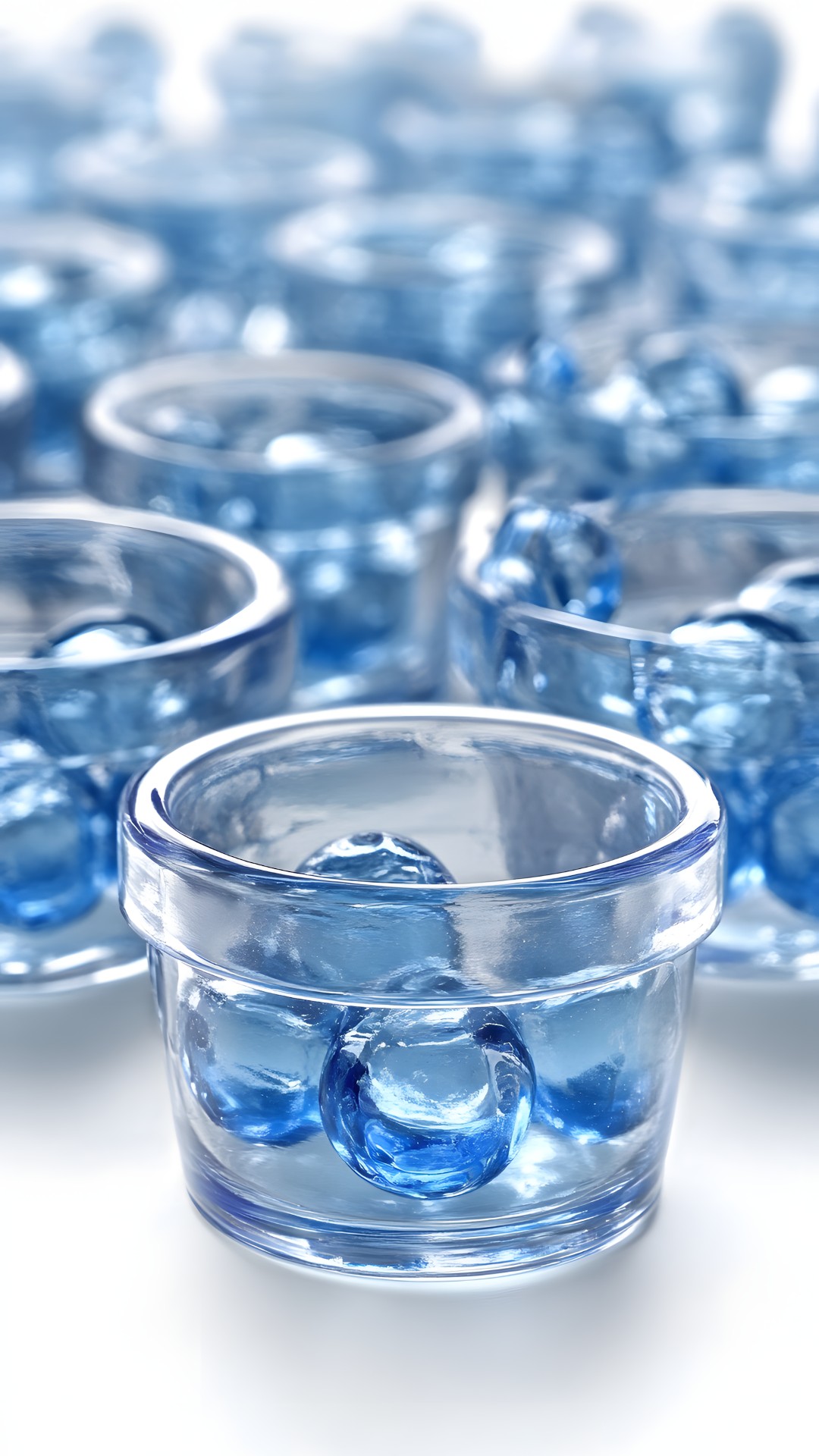 Blue, Glass, Silver, Plastic, Natural material, Shot glass, Old Fashioned glass, Solvent in chemical reactions