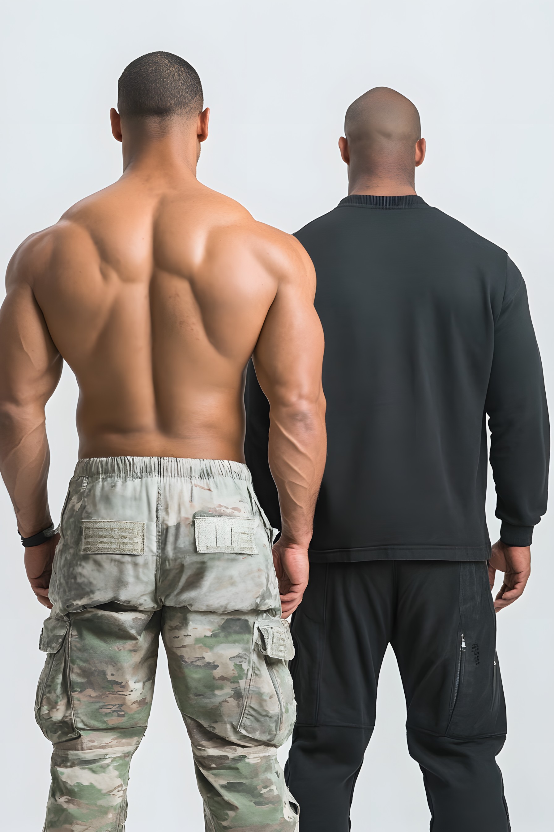 Camouflage, Pocket, Standing, Cargo pants, Muscle, Waist, Abdomen, Torso, Active Shorts, Thorax, Military camouflage, Bodybuilder, Stomach, Bermuda shorts, High and tight, Barechestedness, Buzz cut, Bodybuilding, Soldier, Boardshorts