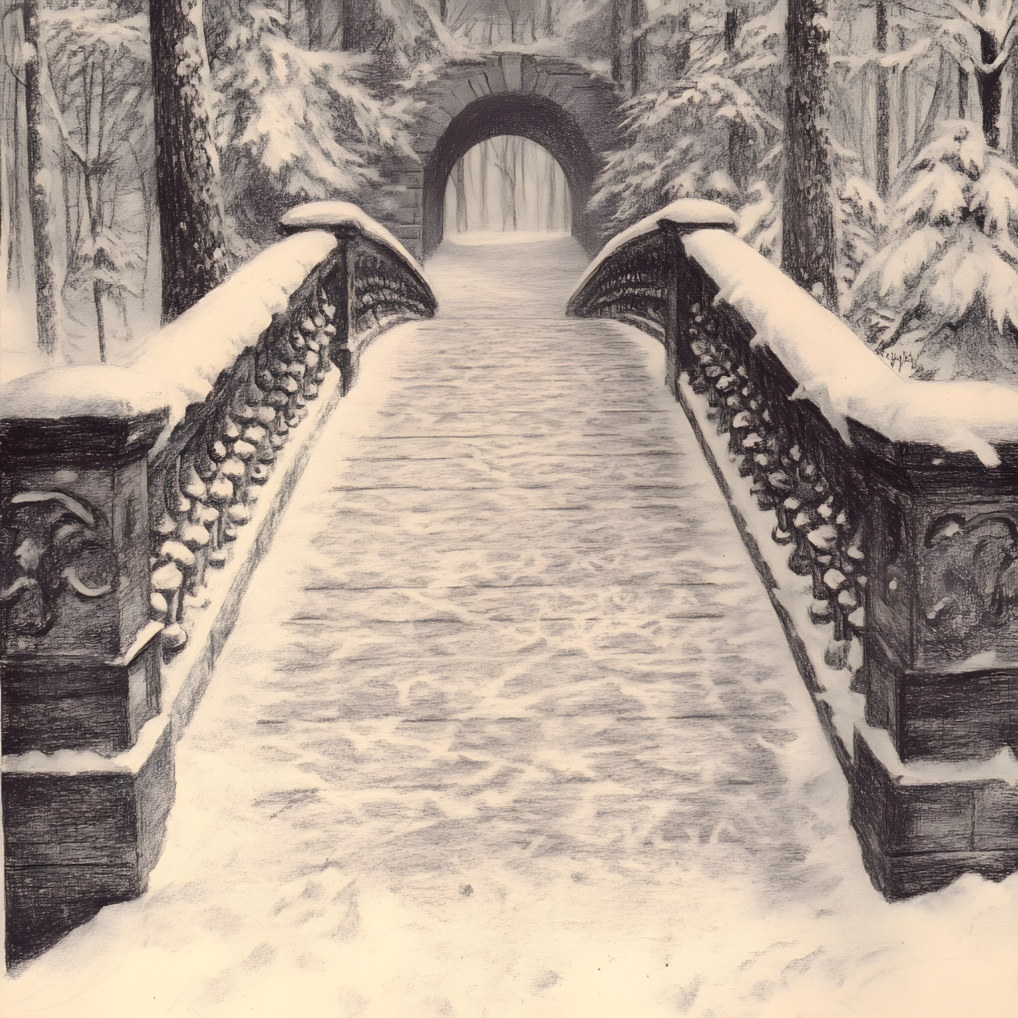 Bridge, Arch bridge, Arch, Winter, Devil's Bridge, Snow, List of nonbuilding structure types, Snow bridge, Freezing, Precipitation, Frost, Humpback bridge, Aqueduct, Concrete bridge, Viaduct