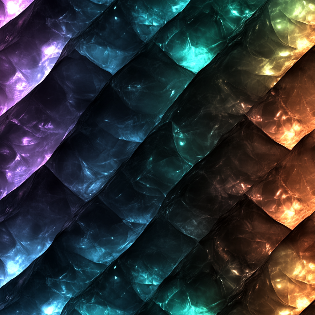 Blue, Fractal art