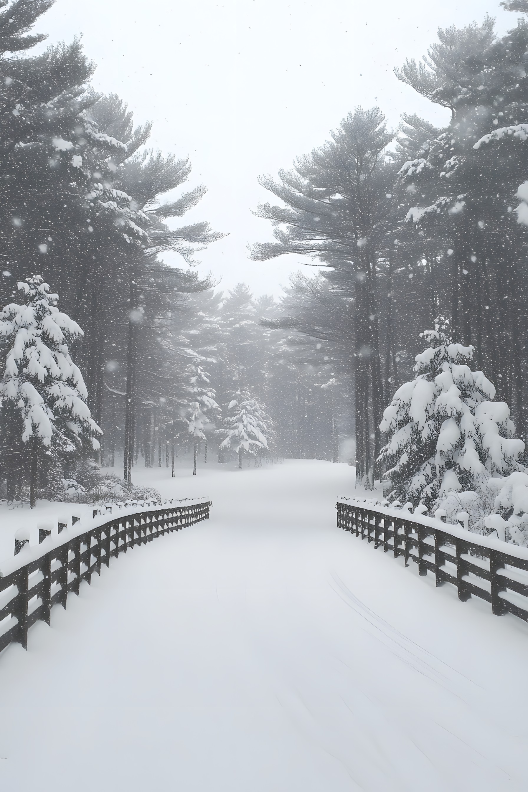 Snow, Winter, Branch, White, Wood, atmospheric phenomenon, Monochrome photography, Freezing, Twig, Trunk, Forest, Grey, Monochrome, Winter storm, Black and white, Frost, Spruce-fir forests, Precipitation, Fence, Woodland