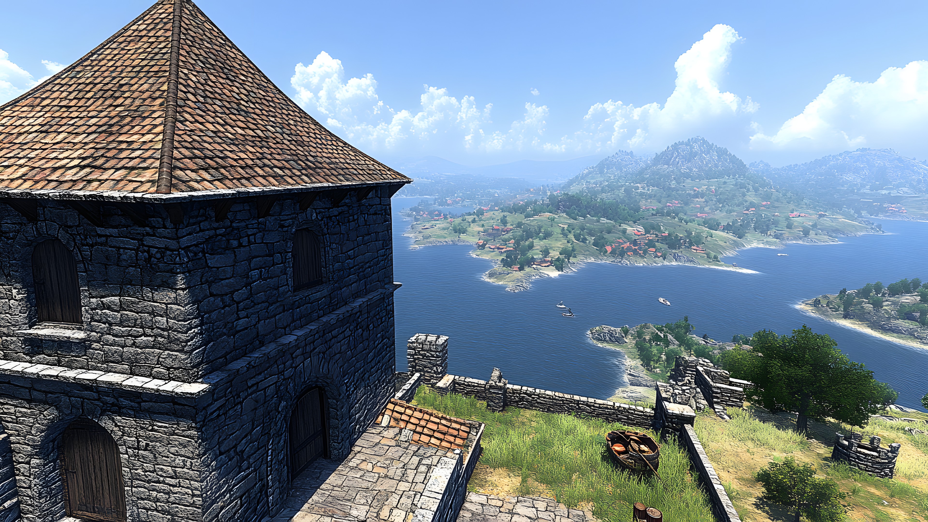 Stone wall, Castle, PC game, Fortification, Ruins