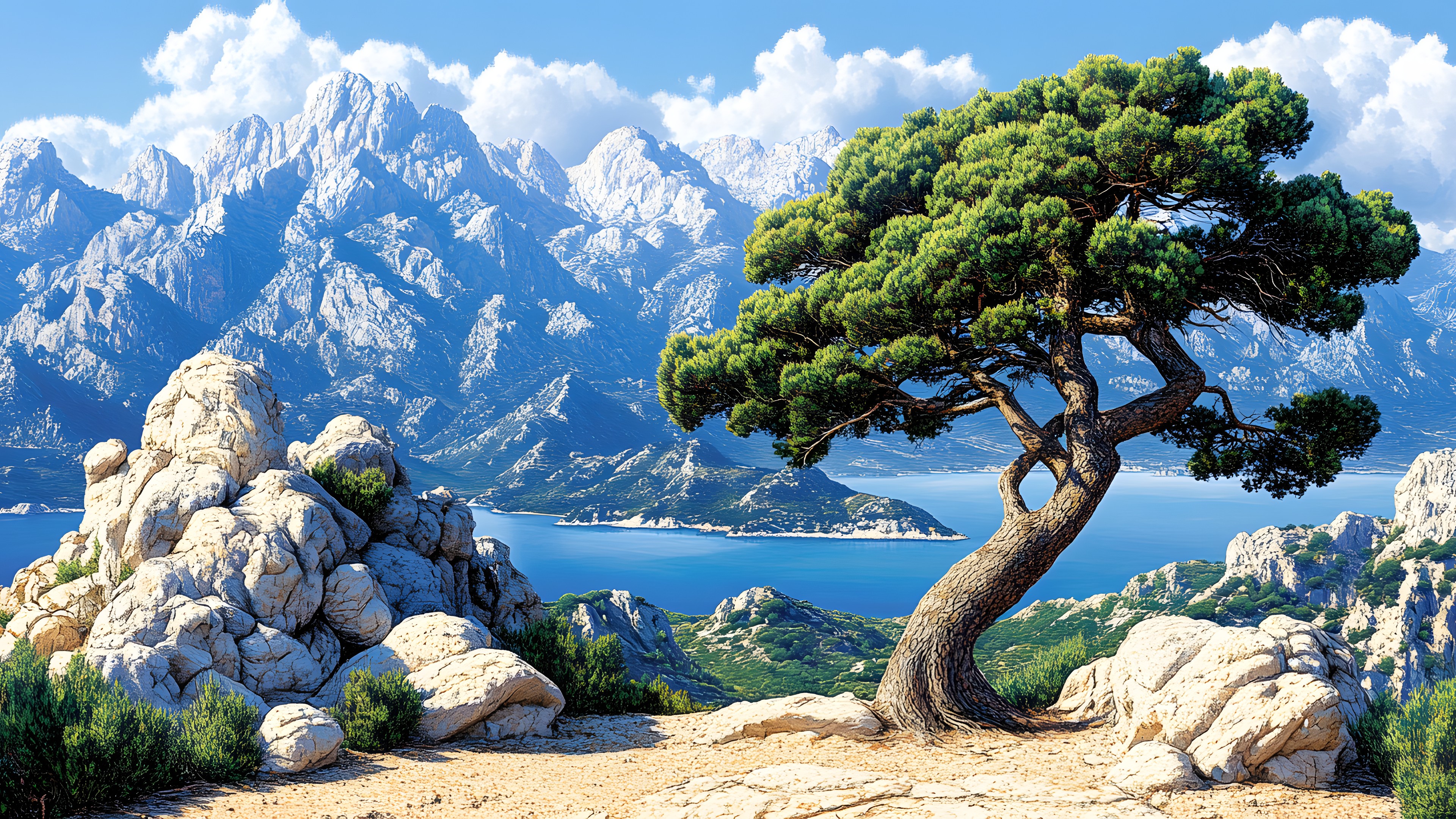 Blue, Natural landscape, Mountain, Terrain, Mountain range, Wilderness, Coastal and oceanic landforms, Coast, Hill station, Alps, Ridge, Mountain river, Promontory, Valley, Batholith, Cliff, Summit, Massif, Outcrop, Glacial lake