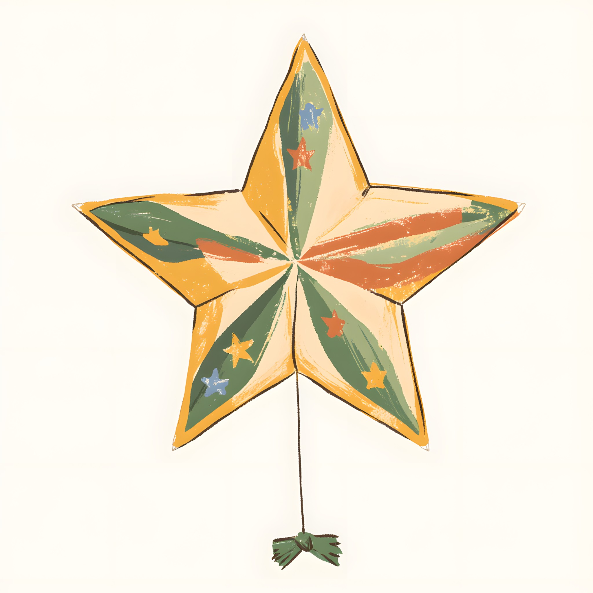 Star, Paint, Triangle