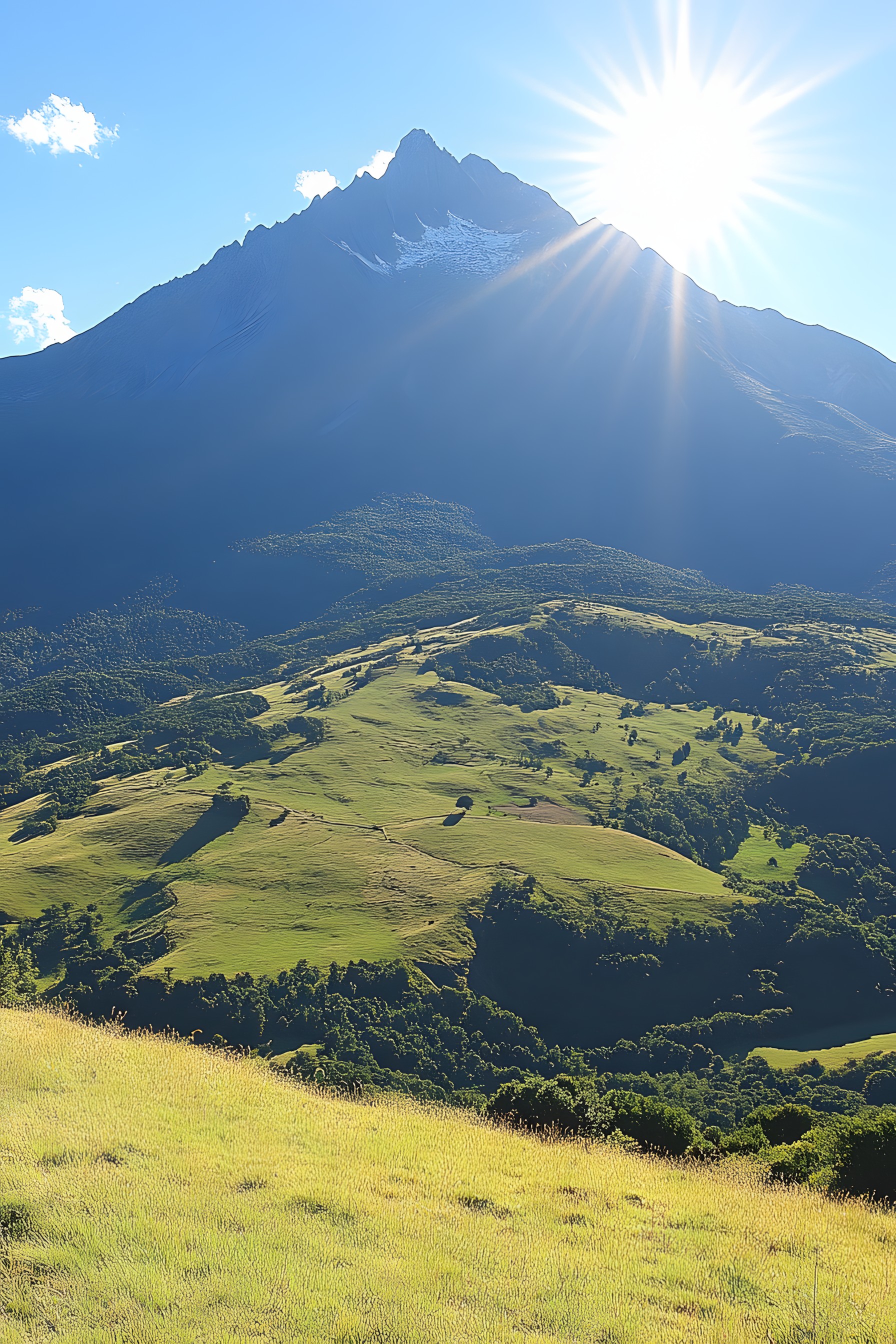 Mountainous landforms, Mountain, Hill, Highland, Grassland, Ecoregion, Mountain range, Landscape, Hill station, Wilderness, Terrain, Ridge, Fell, Pasture, Summit, Sunlight, Slope, Valley, Meadow, Prairie