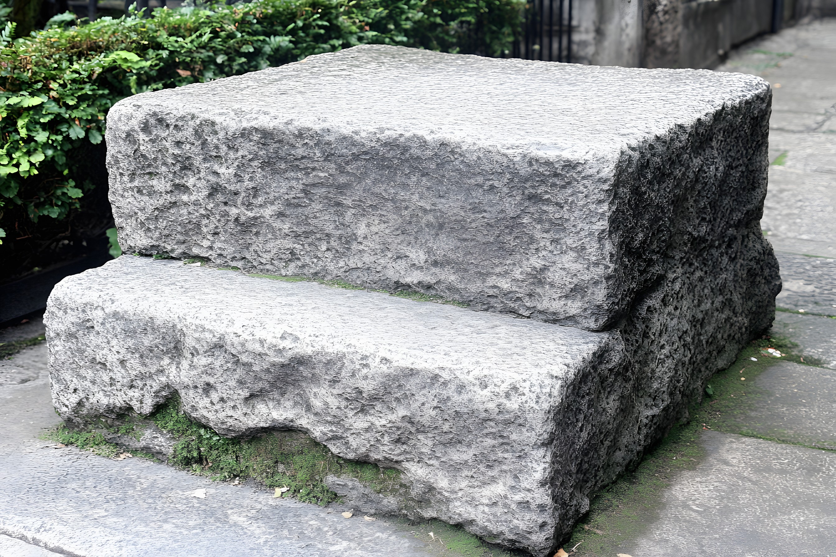 Rock, Concrete, Grey, Building material, Natural material, Granite, Cobblestone, Cement, Limestone