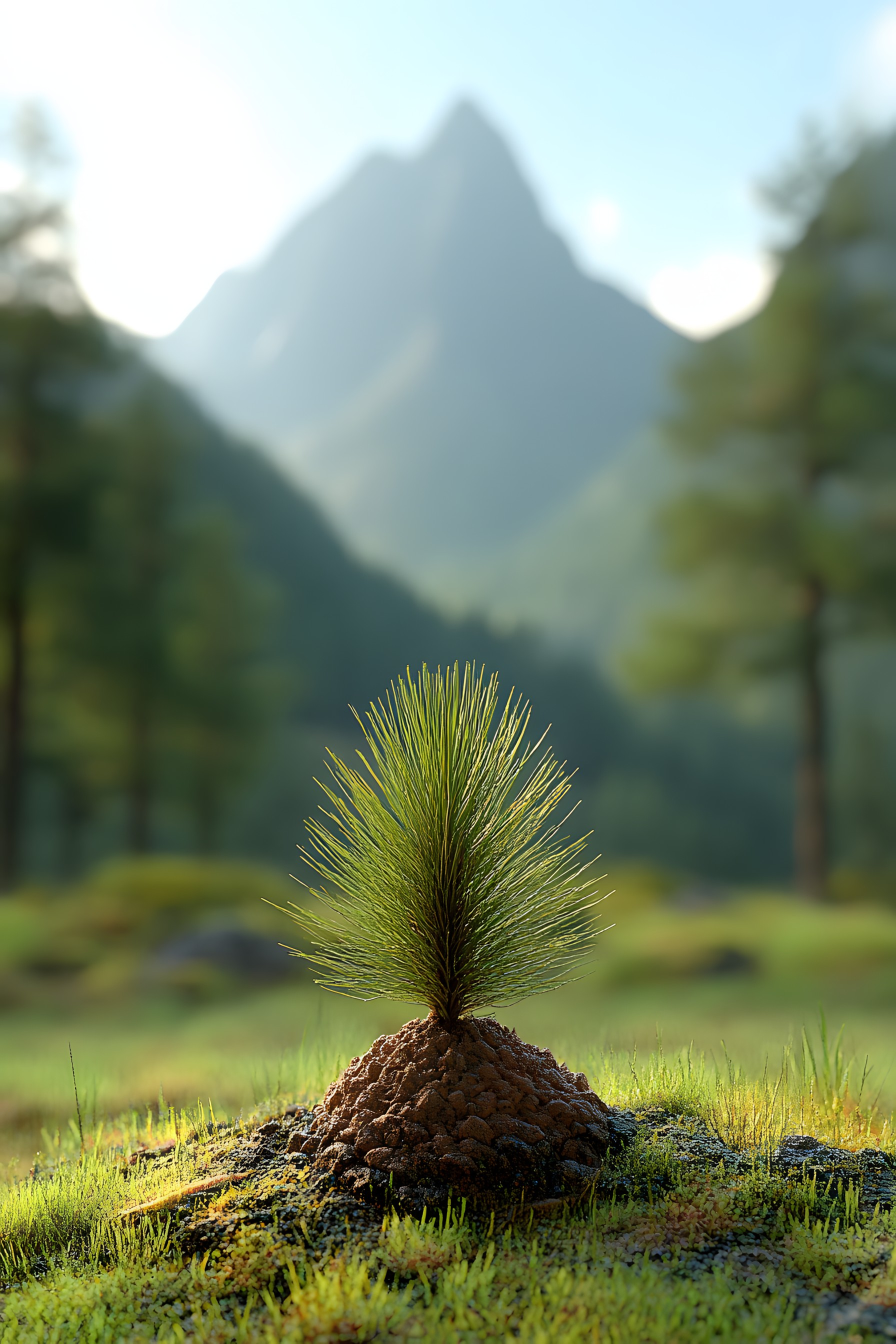 Green, Conifers, Larch, Pine family, Pine, Fir, Sedges