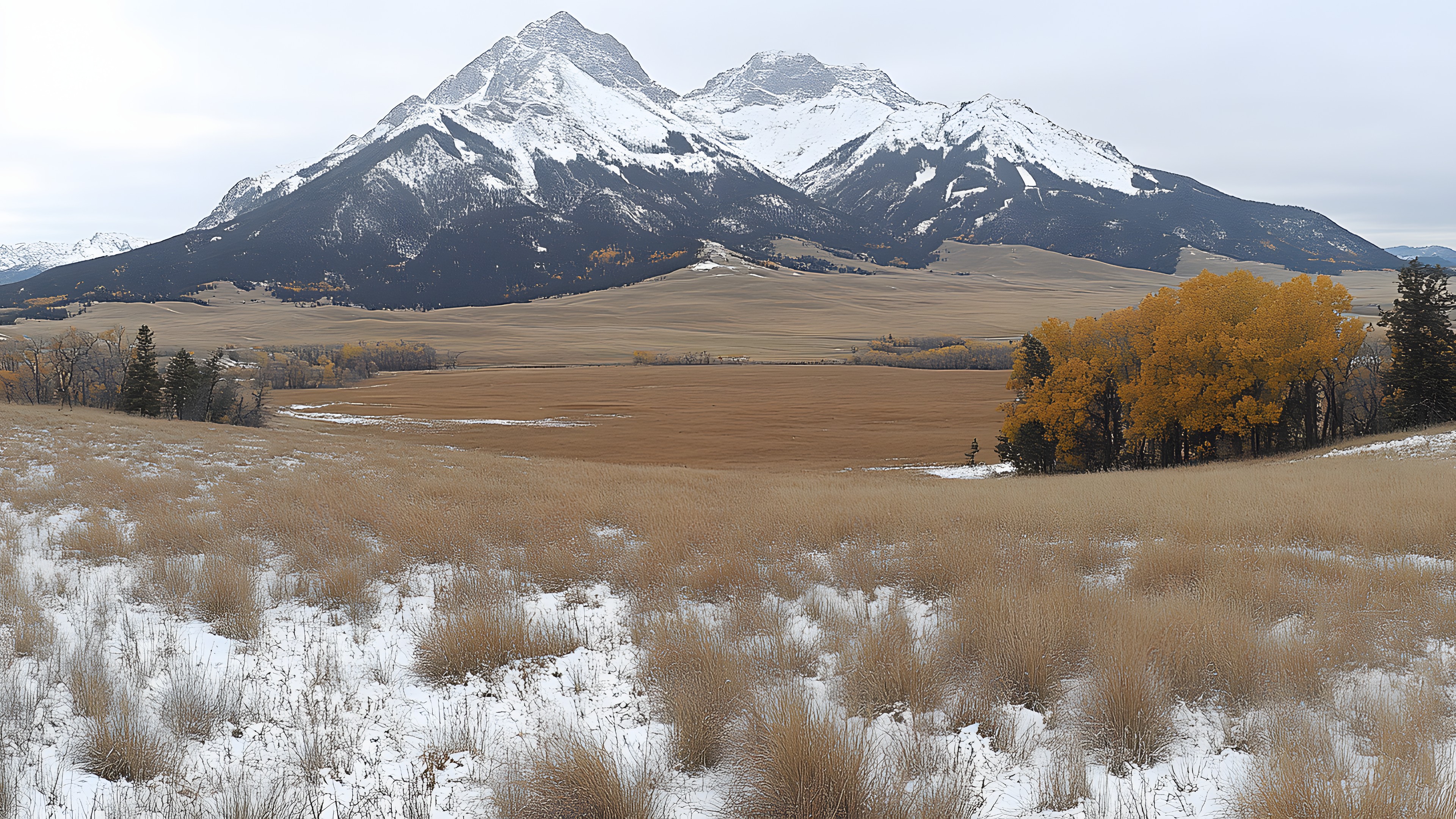 Mountainous landforms, Mountain, Hill, Snow, Highland, Mountain range, Winter, Landscape, Ecoregion, Wilderness, Glacial landform, Ridge, Plain, Summit, Alps, Steppe, Hill station, Fell, Pasture, Meadow