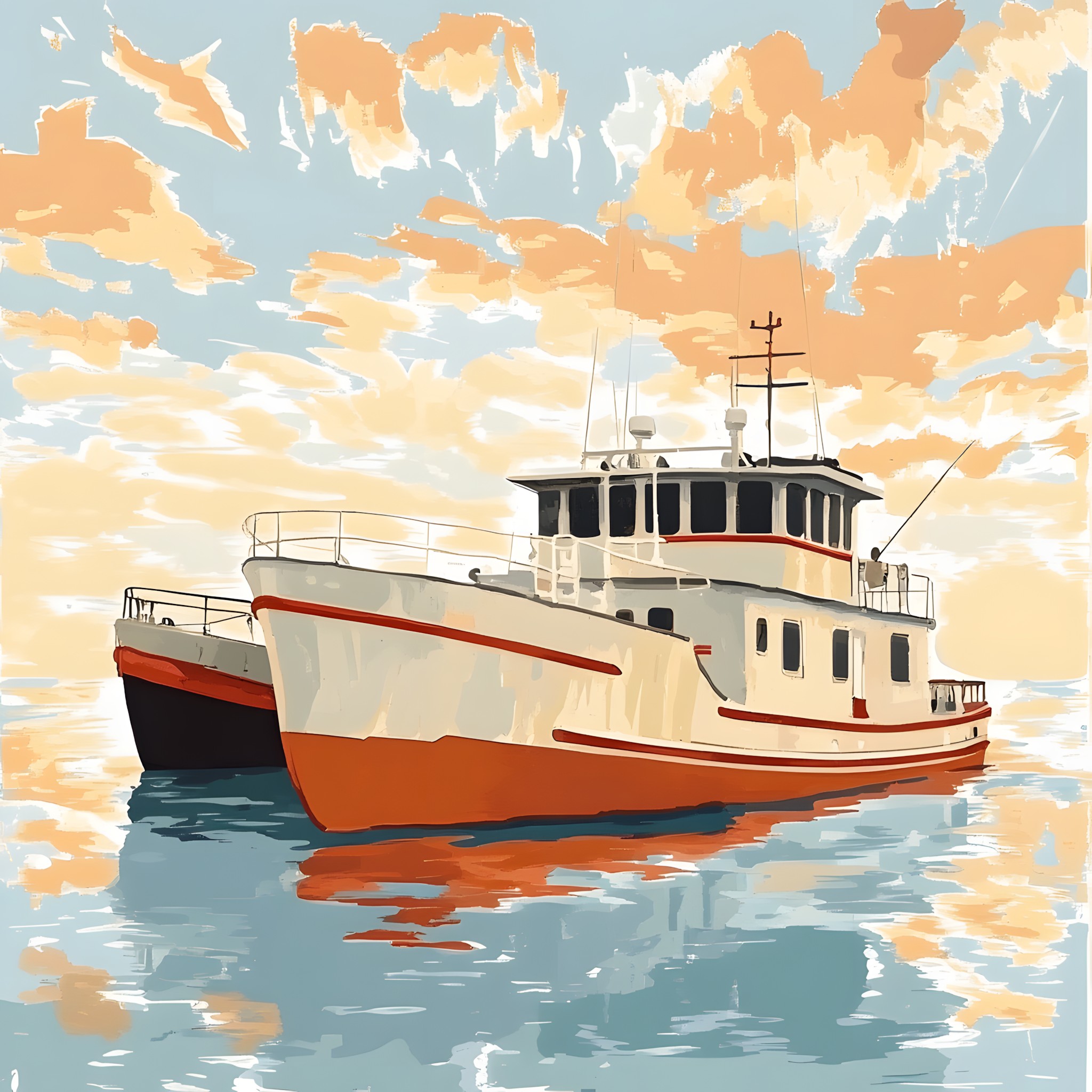 Boat, Watercraft, Ship, Sea, Naval architecture, Ocean, Boats and boating--Equipment and supplies, Water transportation, Watercolor painting, Boating