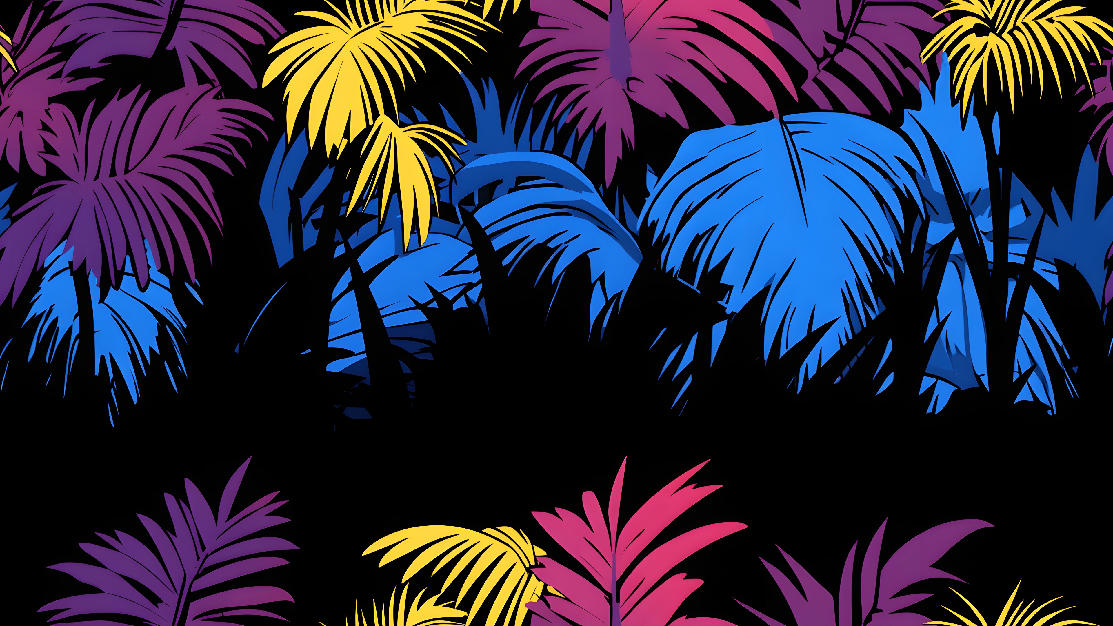 Graphics, Palm trees, Graphic design