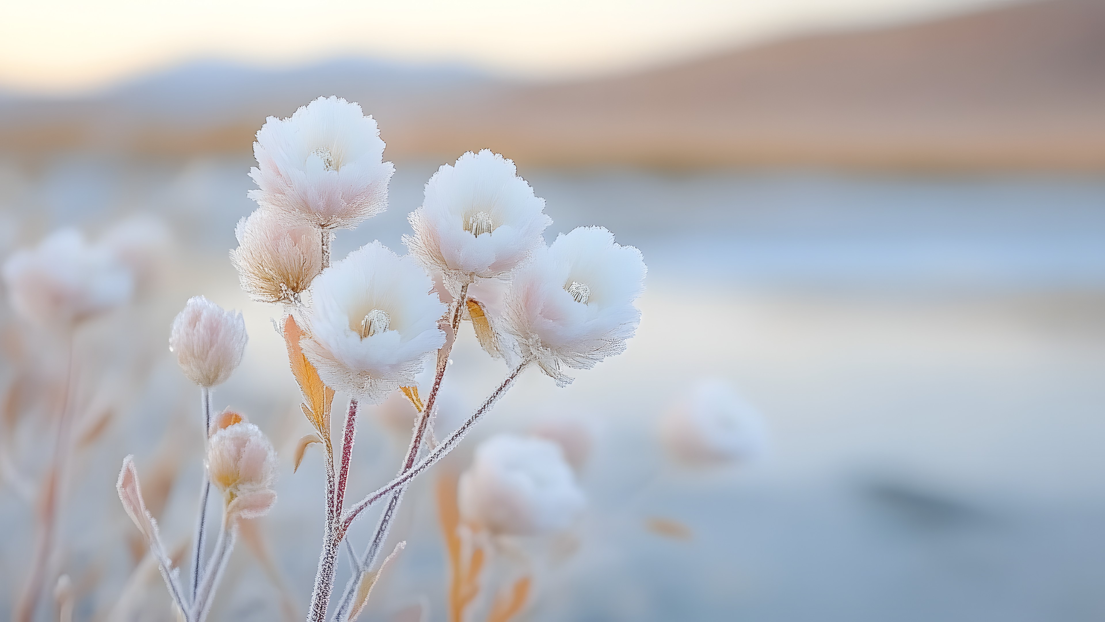Flower, Petal, Flowering plant, Wildflower, Plant stem, Herbaceous plant, Winter, Macro photography, Pollen, Poppies, Pedicel