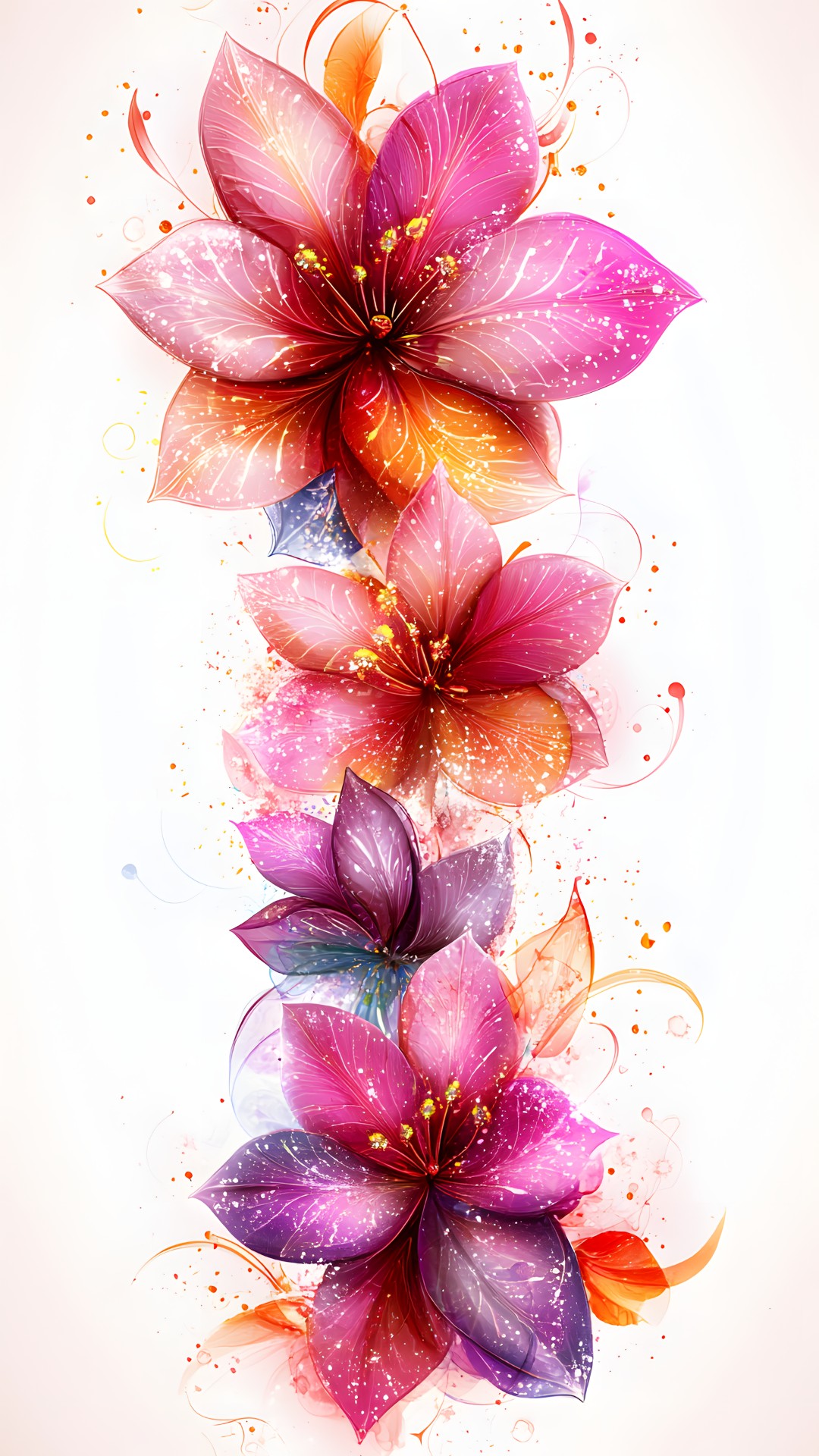 Flower, Petal, Pink, Watercolor painting, Creative arts, Floral design, Graphics, Cut flowers, Paint, Blossom, Malvales, Geraniums, Lilies