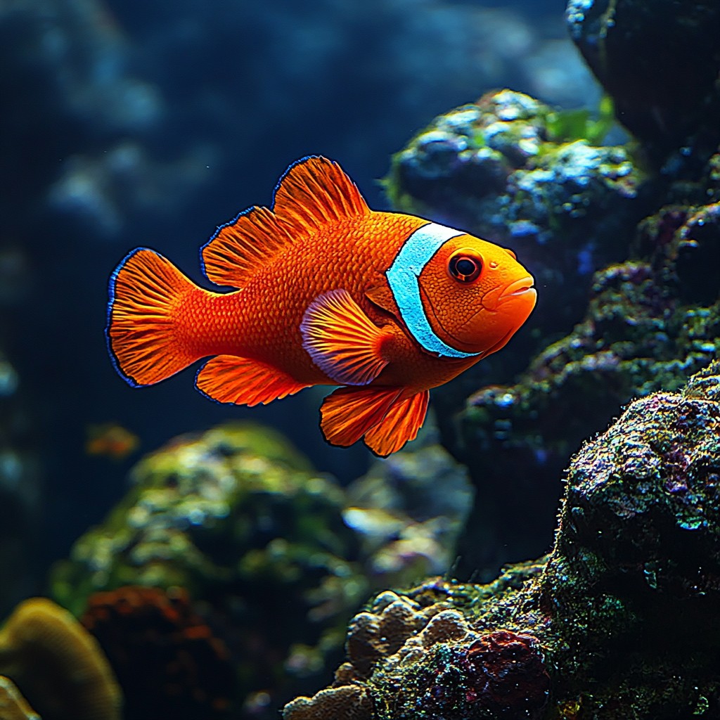 Fish, Red, Vertebrate, Underwater, Marine biology, Orange, Coral, Coral reef, Coral reef fish, Clownfish, Fin, Reef, Pomacentridae, Ocellaris clownfish, Aquarium, Ray-finned fishes, Cnidaria, Freshwater aquarium, Fish, Aquarium Decor