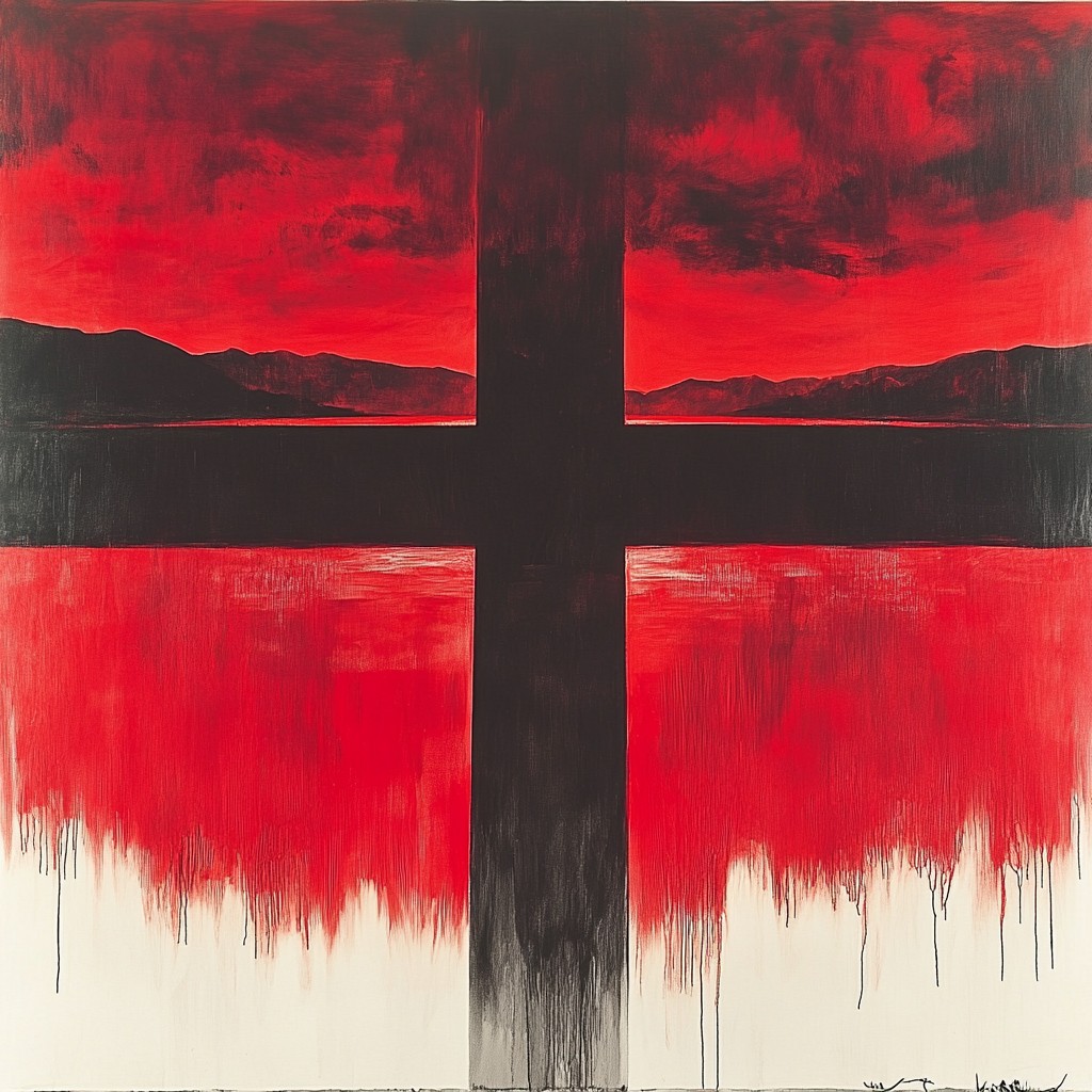 Red, Visual arts, Art Paint, Paint, Modern art, Watercolor painting, Acrylic paint