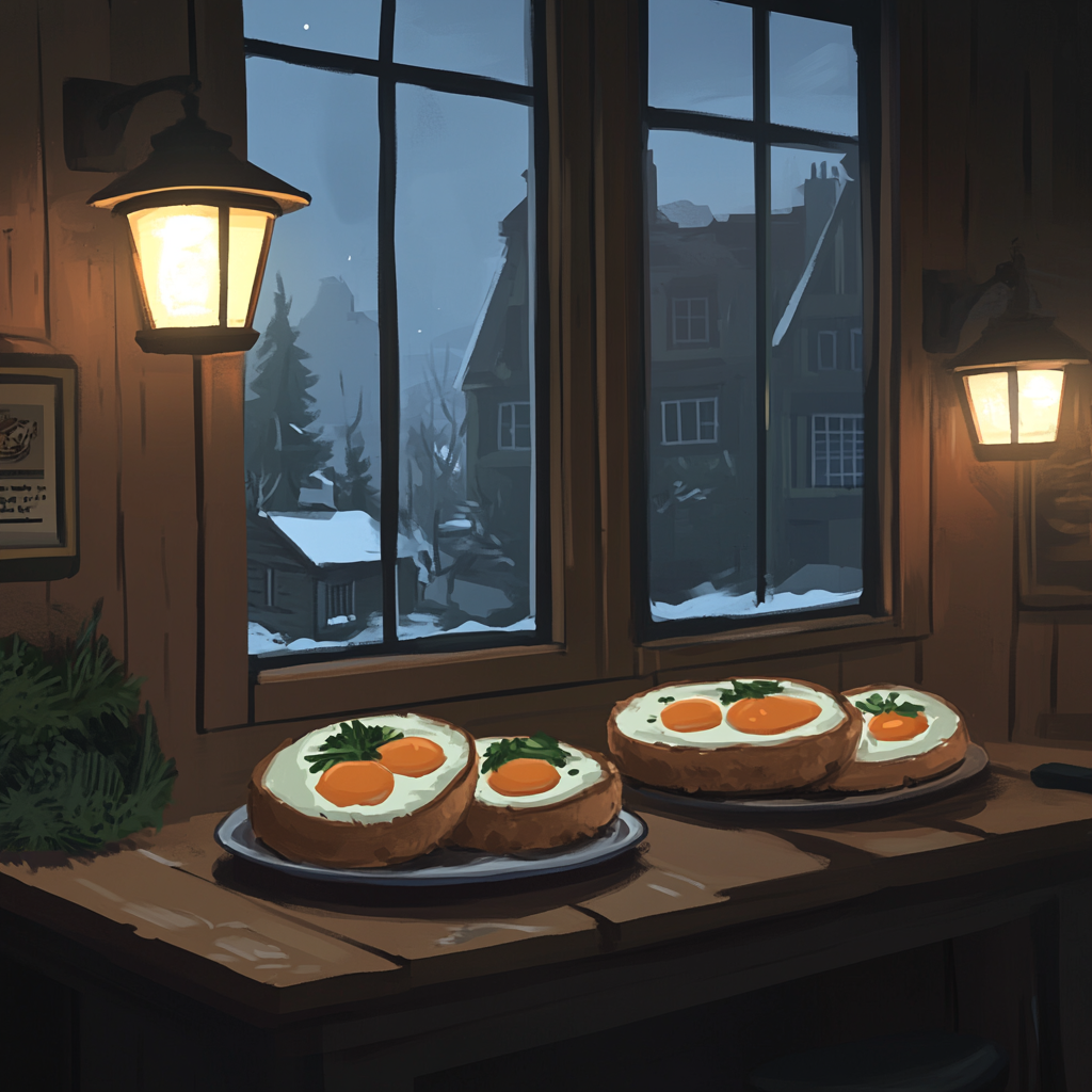 Animation, Night, Baking
