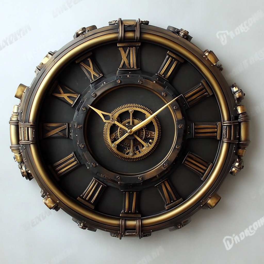 Metal, Spoke, Clock, Brass, Symbol, Bronze, Silver, Design, Watch, Emblem, Antique