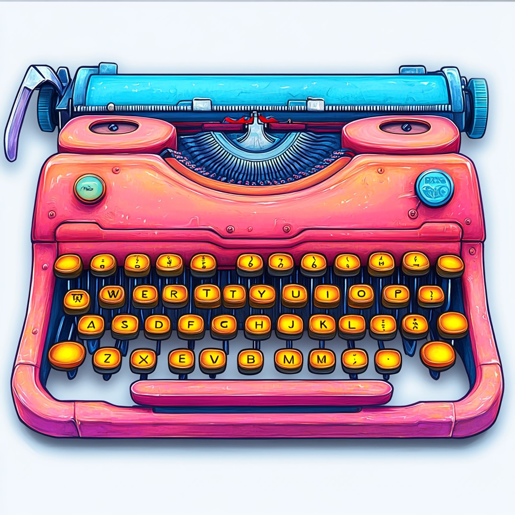 Typewriter, Office Equipment, Clip art, Graphics, Graphic design