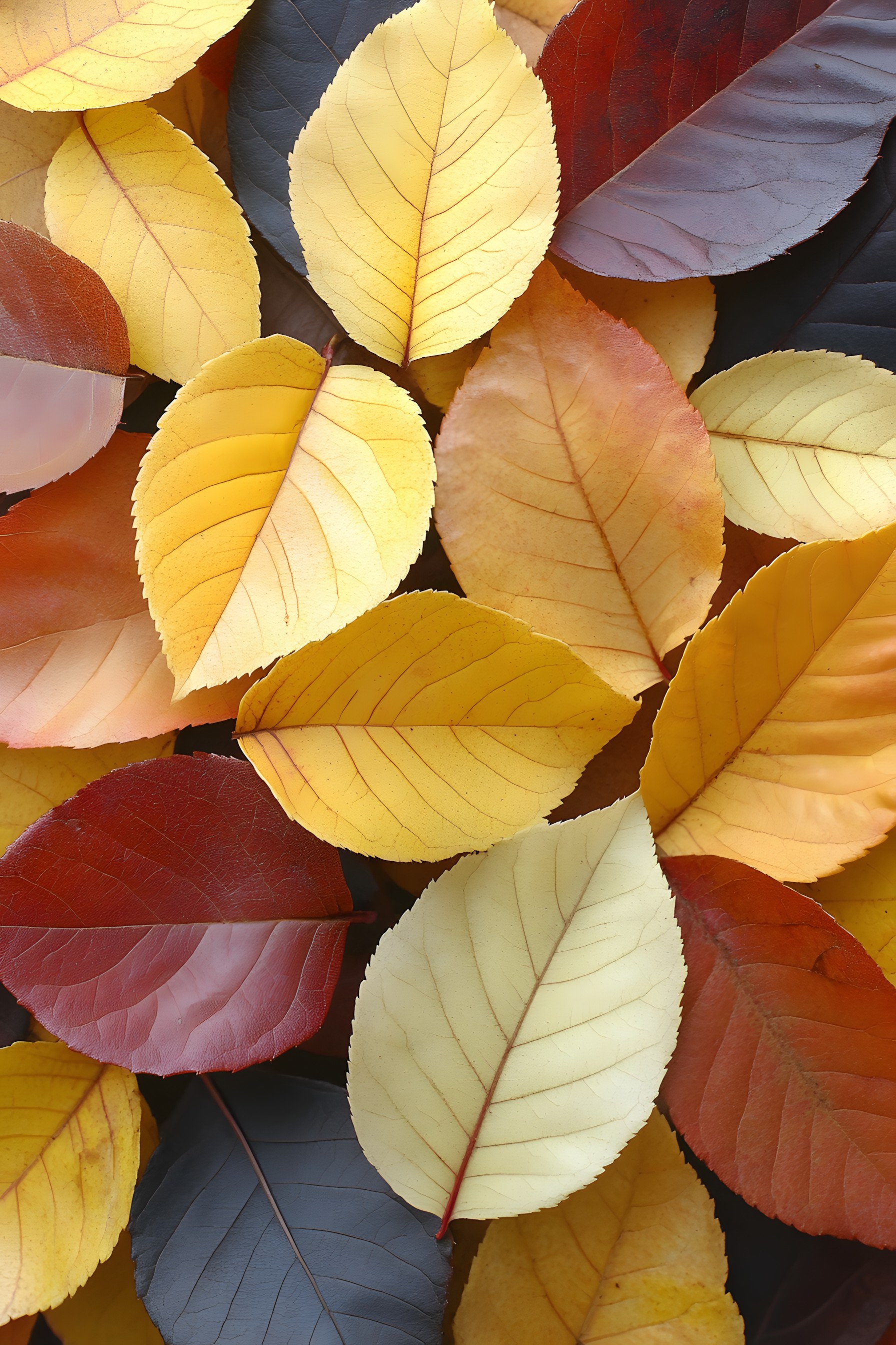 Yellow, Orange, Close-up, Autumn, Macro photography