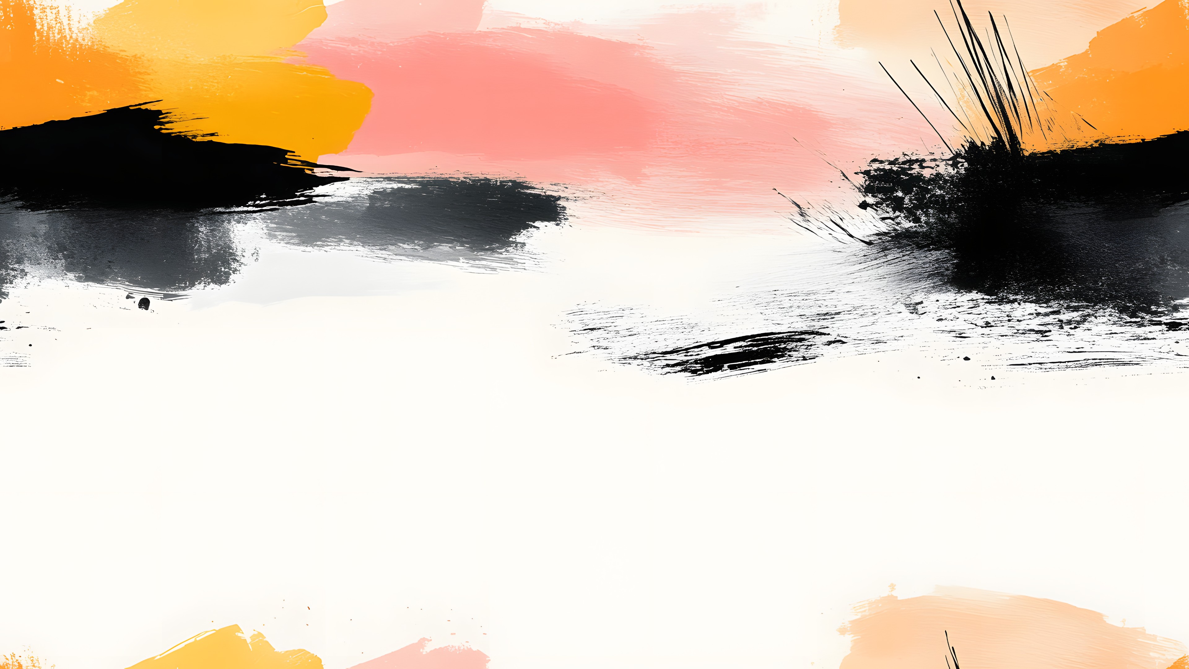 Orange, Art Paint, Watercolor painting, Paint, Graphics, Modern art, Acrylic paint, Graphic design