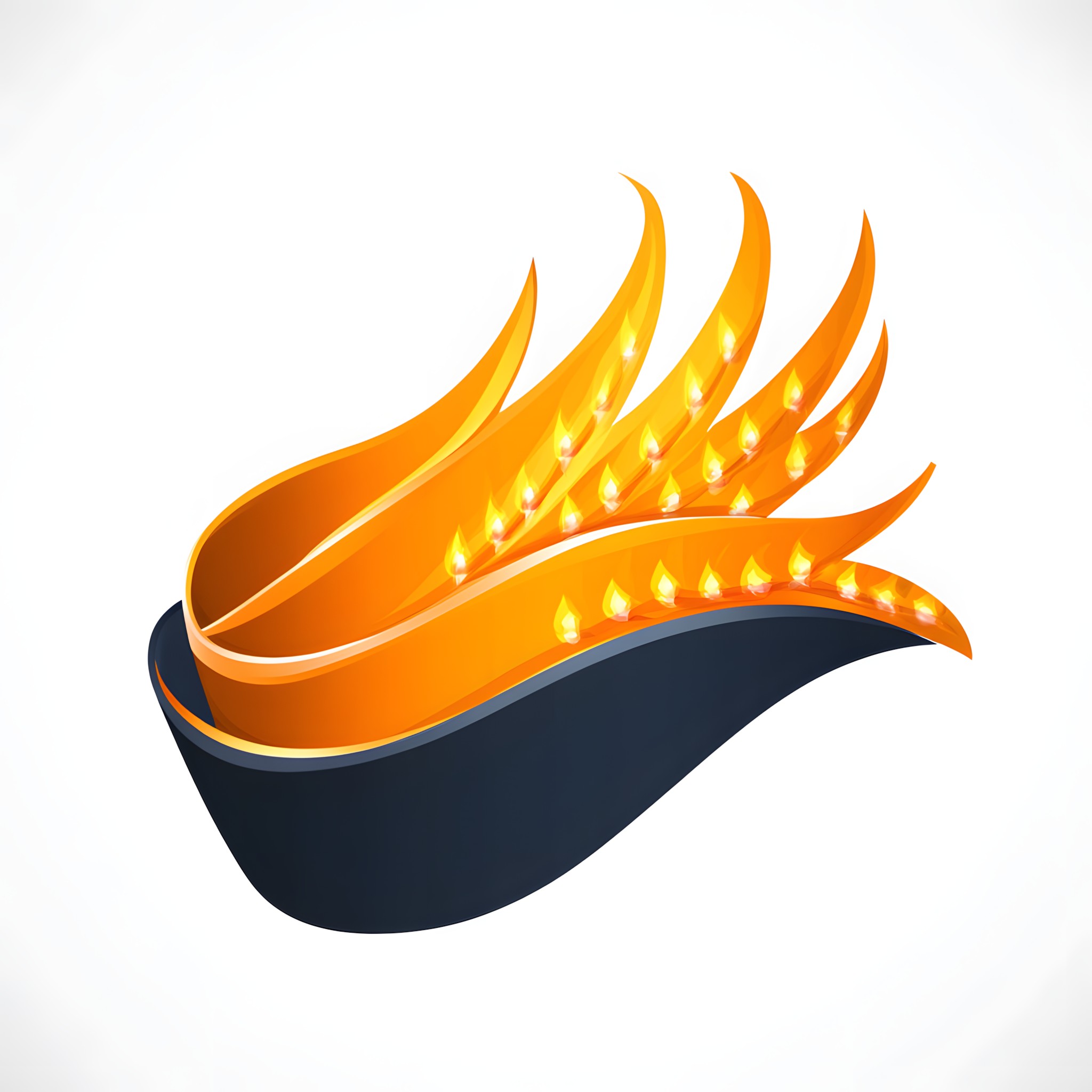 Flame, Orange, Fire, Logo, Graphics, Graphic design, Design, Symbol, Clip art, Emblem