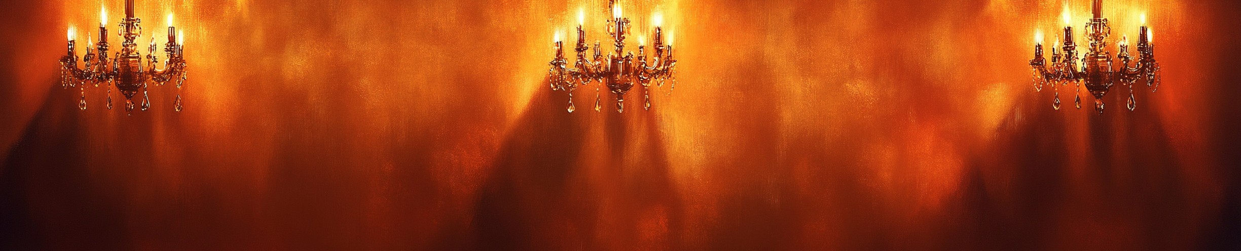 Orange, Heat, Chandelier