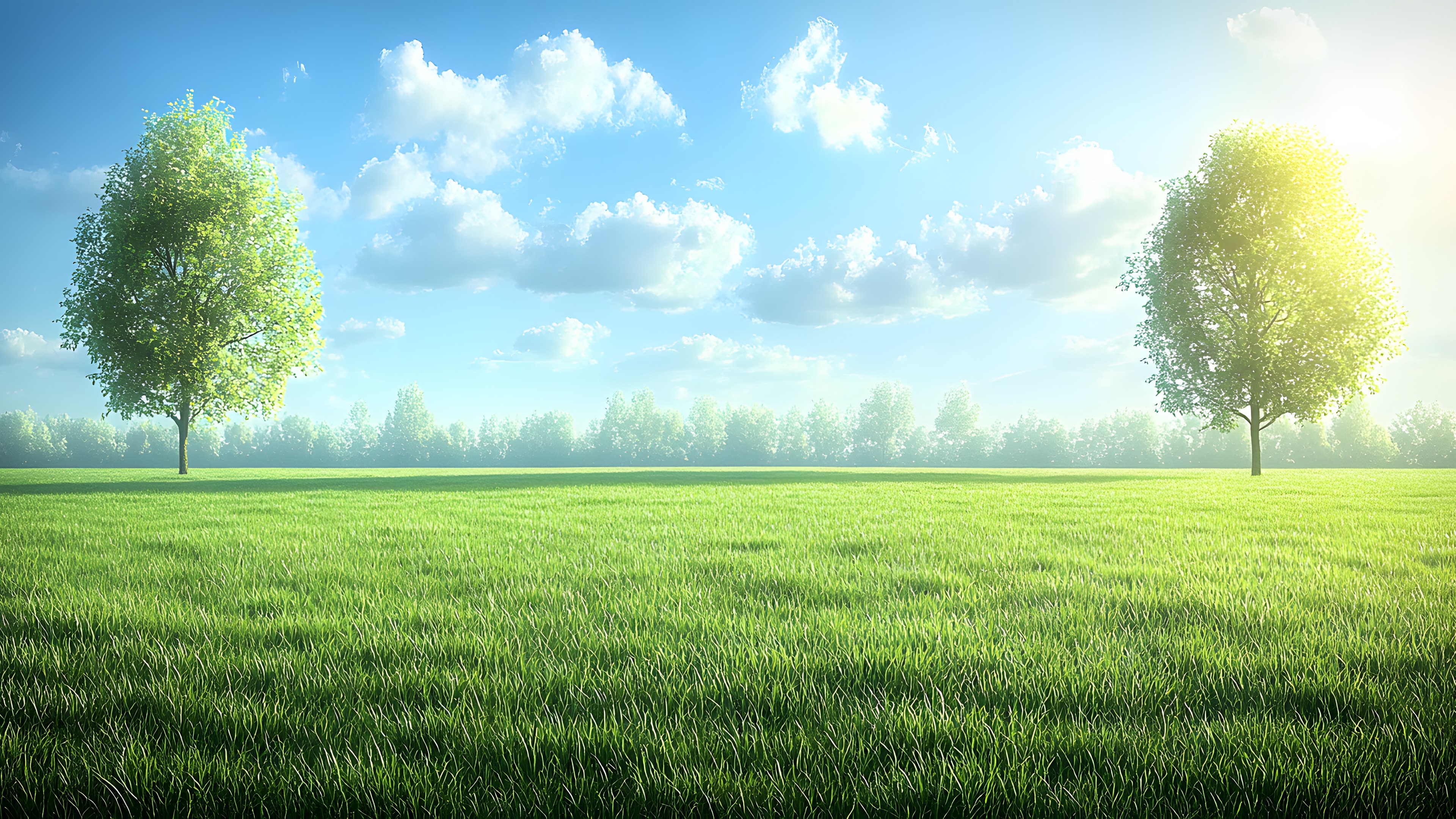 Daytime, Green, Grass, Nature, Natural environment, Natural landscape, Grassland, Field, Plain, Meadow, Land lot, Grasses, Lawn, Prairie, Spring, Agriculture, Sunlight, Pasture, Plantation, Paddy field