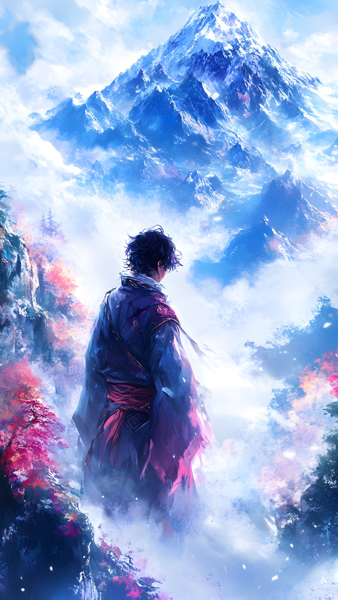 CG artwork, Fictional character, Watercolor painting, Animation, Anime, Wind, Film