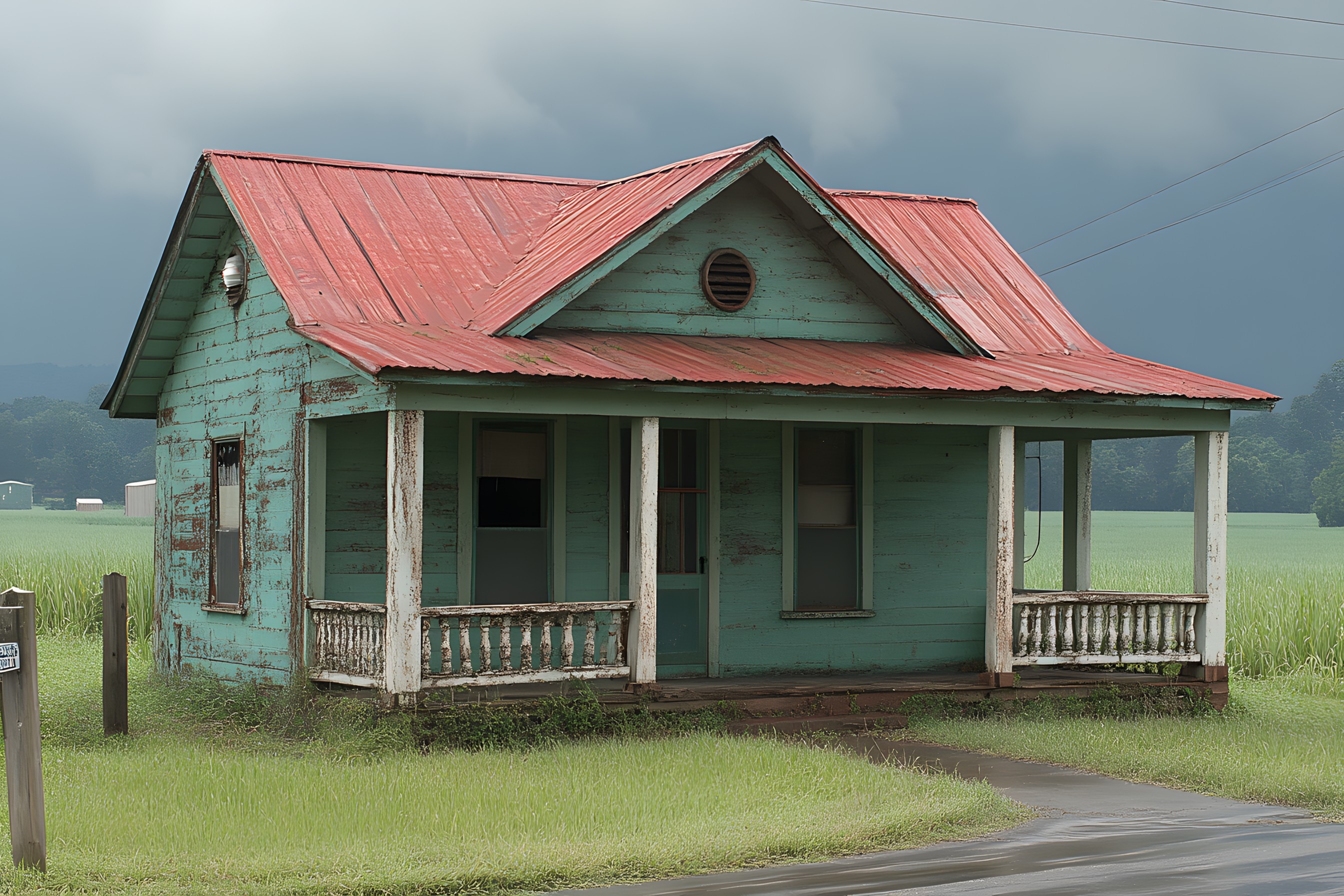 Grass, Building, Window, House, Wood, Roof, Home, Door, Cottage, Rural area, Plain, Land lot, Siding, Farmhouse, Porch, Lawn, Garden buildings, Paint, Croft, Yard