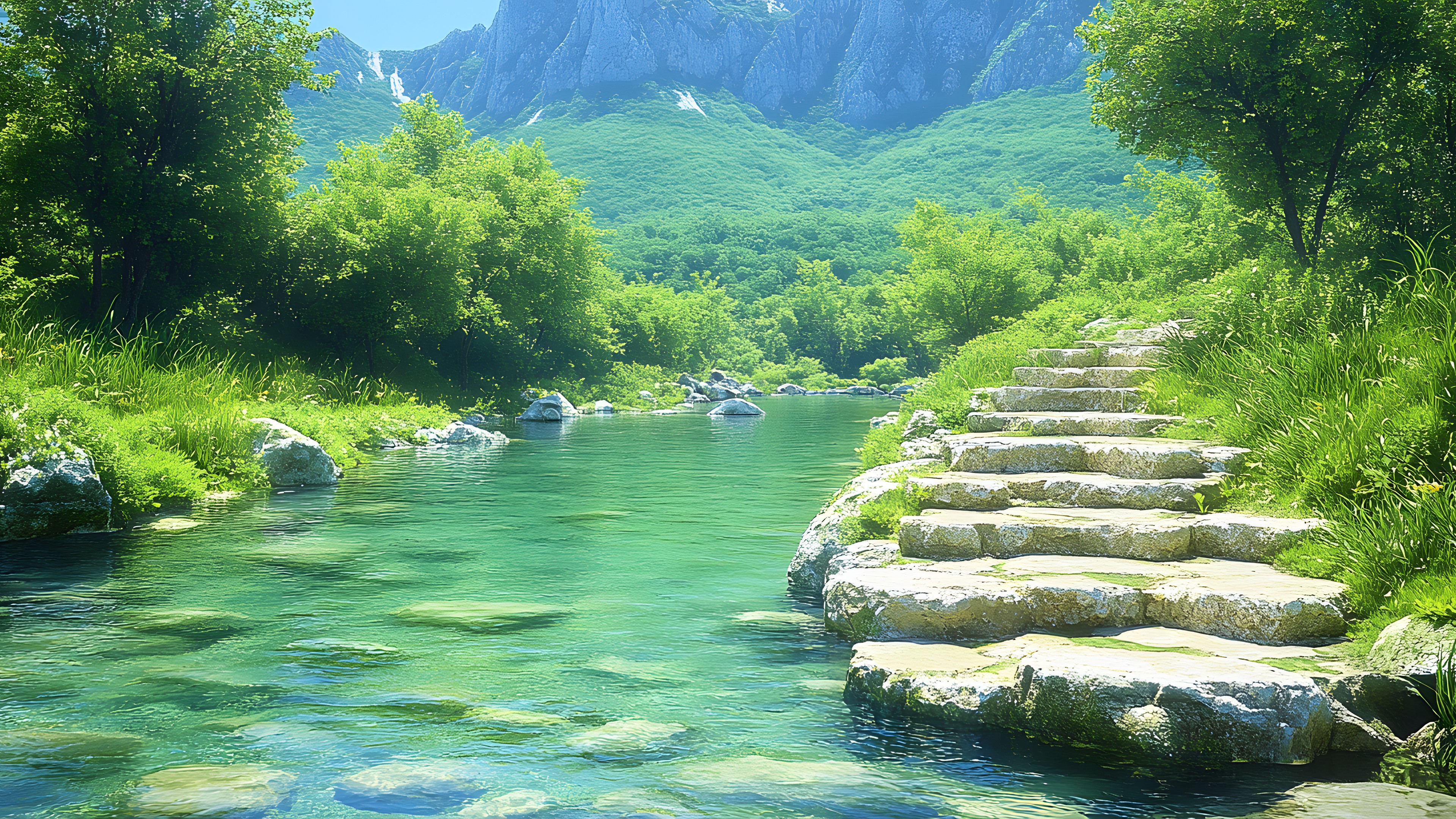 Water, Body of water, Water resources, Green, Nature, Watercourse, Natural landscape, Bank, Fluvial landforms of streams, Stream, Mountain river, Wilderness, River, Tourist attraction, Riparian zone, Valley, Nature reserve, Lake, Riparian forest, Forest