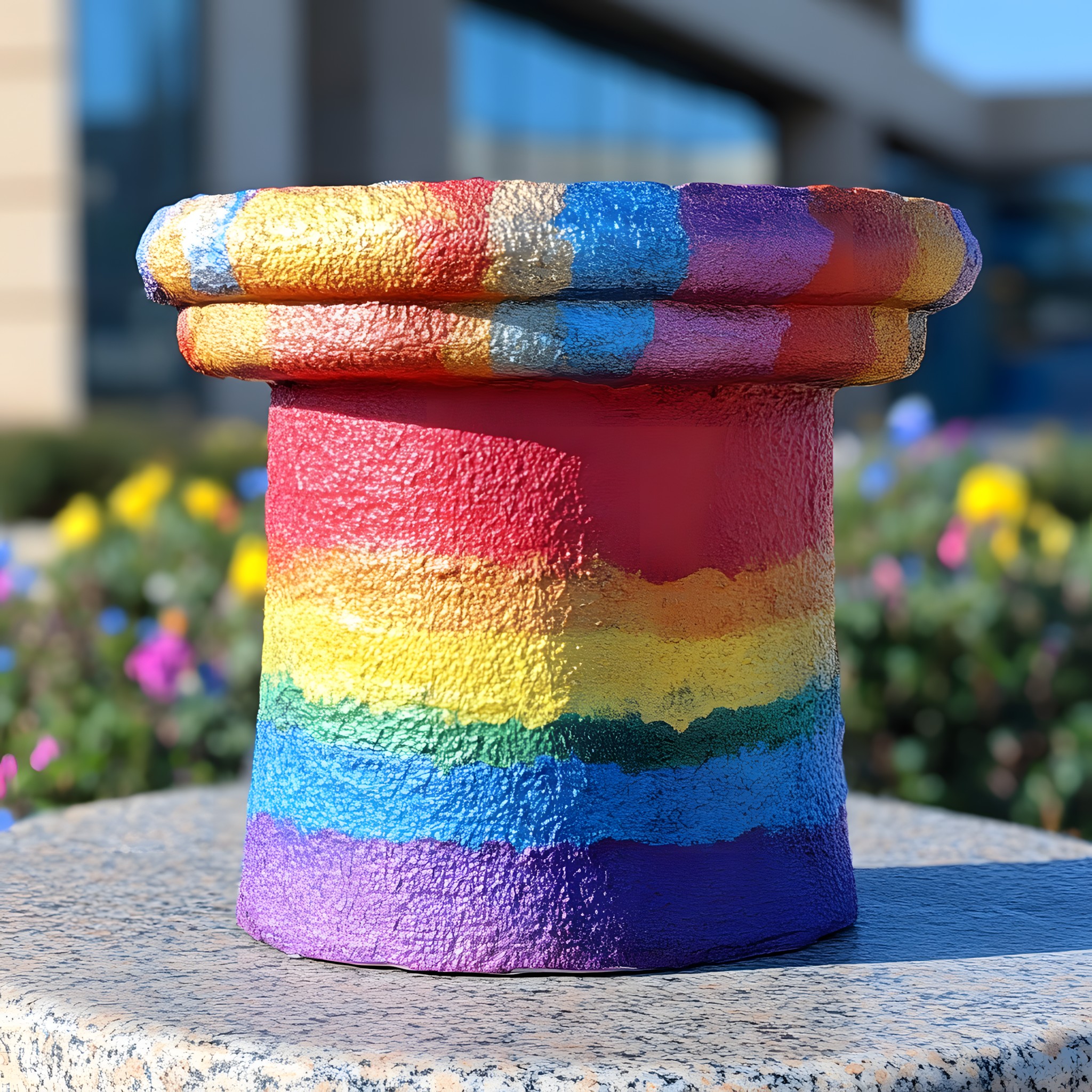 Rainbow, Dessert, Meteorological phenomenon, Icing, Cylinder