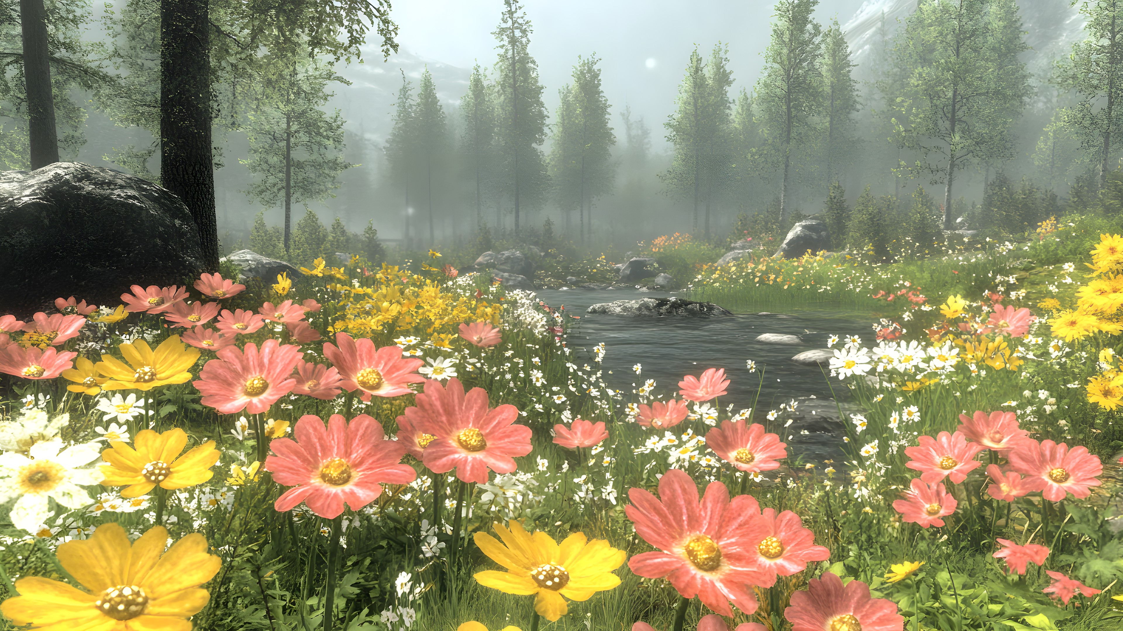 Flower, Plants, Petal, Spring, Wildflower, Flowering plant, Meadow, Garden, Herbaceous plant, Daisy family, Bellis, Perennial plant, Forb, Spruce-fir forests, Marguerite daisy, Tanacetum