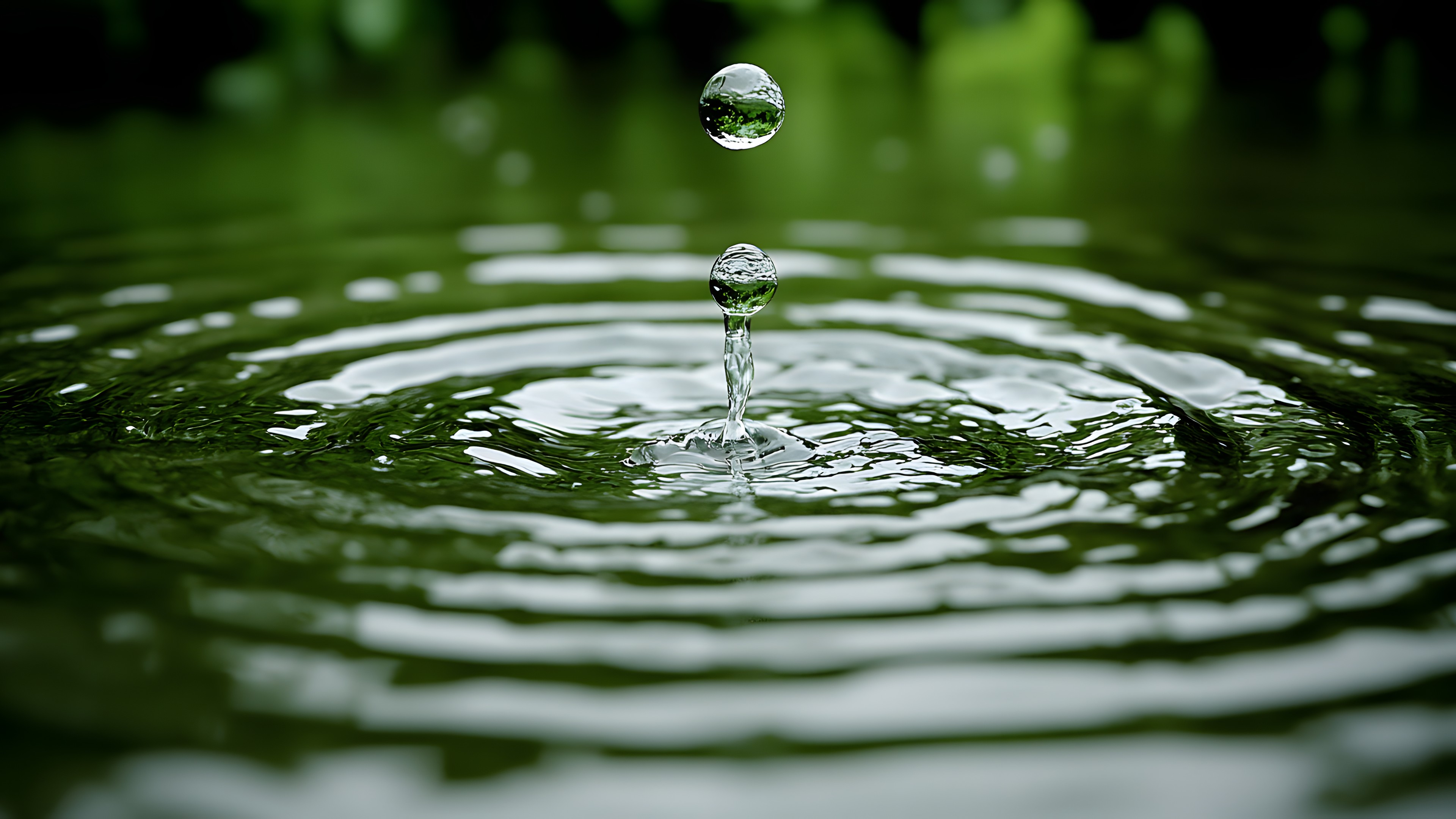 Water, Fluid, Liquid, Drop, Macro photography, Bubble, Reflection, Sphere
