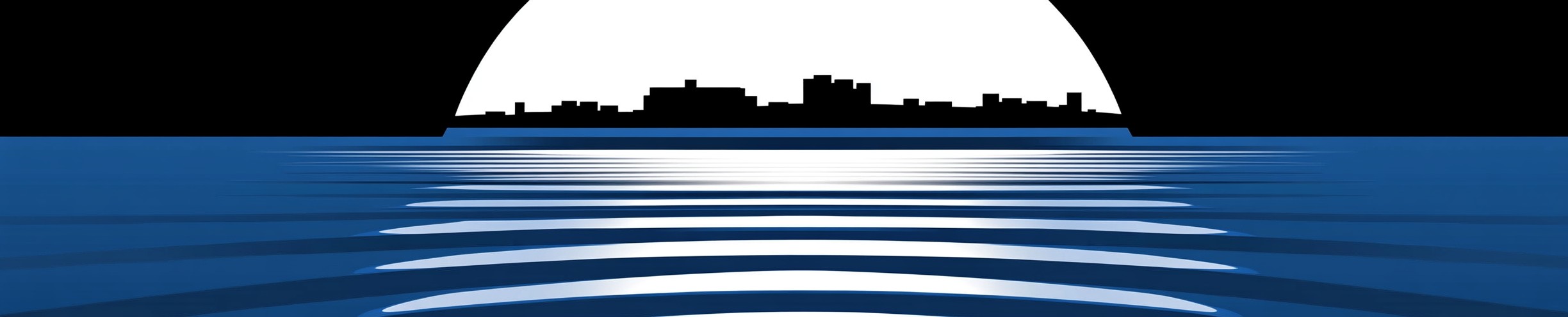Liquid, Skyline, Silhouette, Cityscape, Skyscraper, Reflection, High-rise building