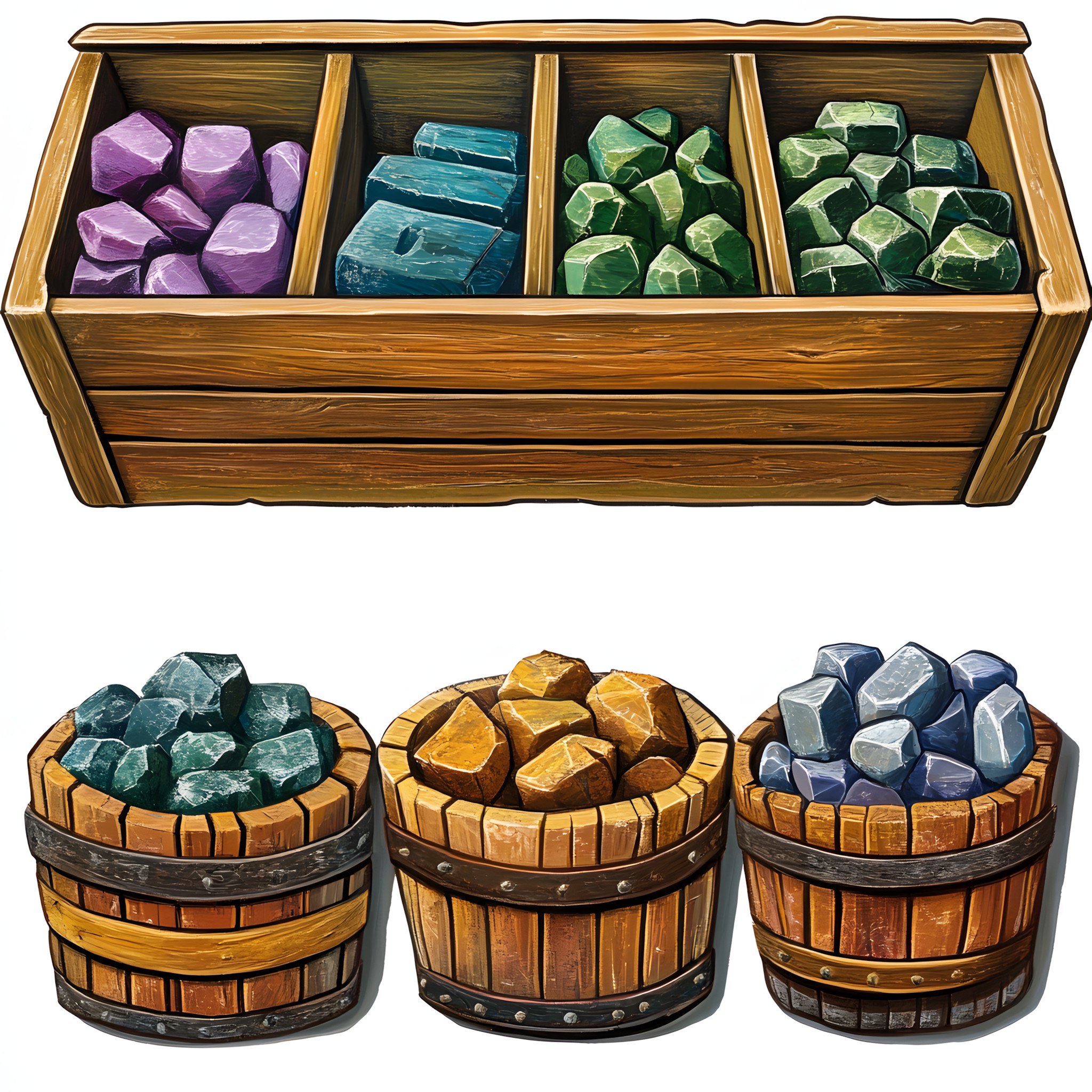 Treasure, Barrel, Game, Crate, Video Game Software, Animation