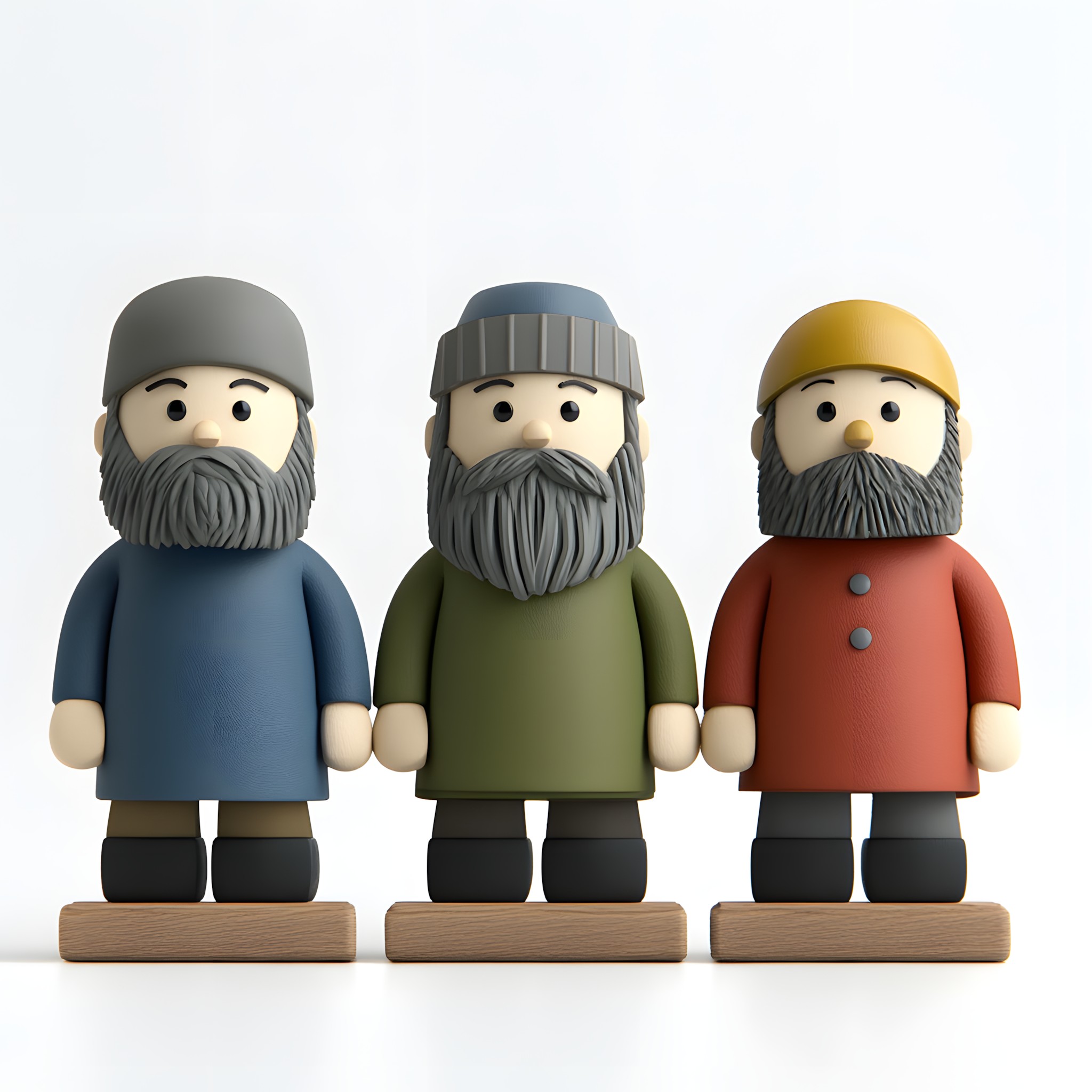 Toy, Plastic, Figurine, Facial hair, Action figure, Beard, Collectable, Animation, Moustache