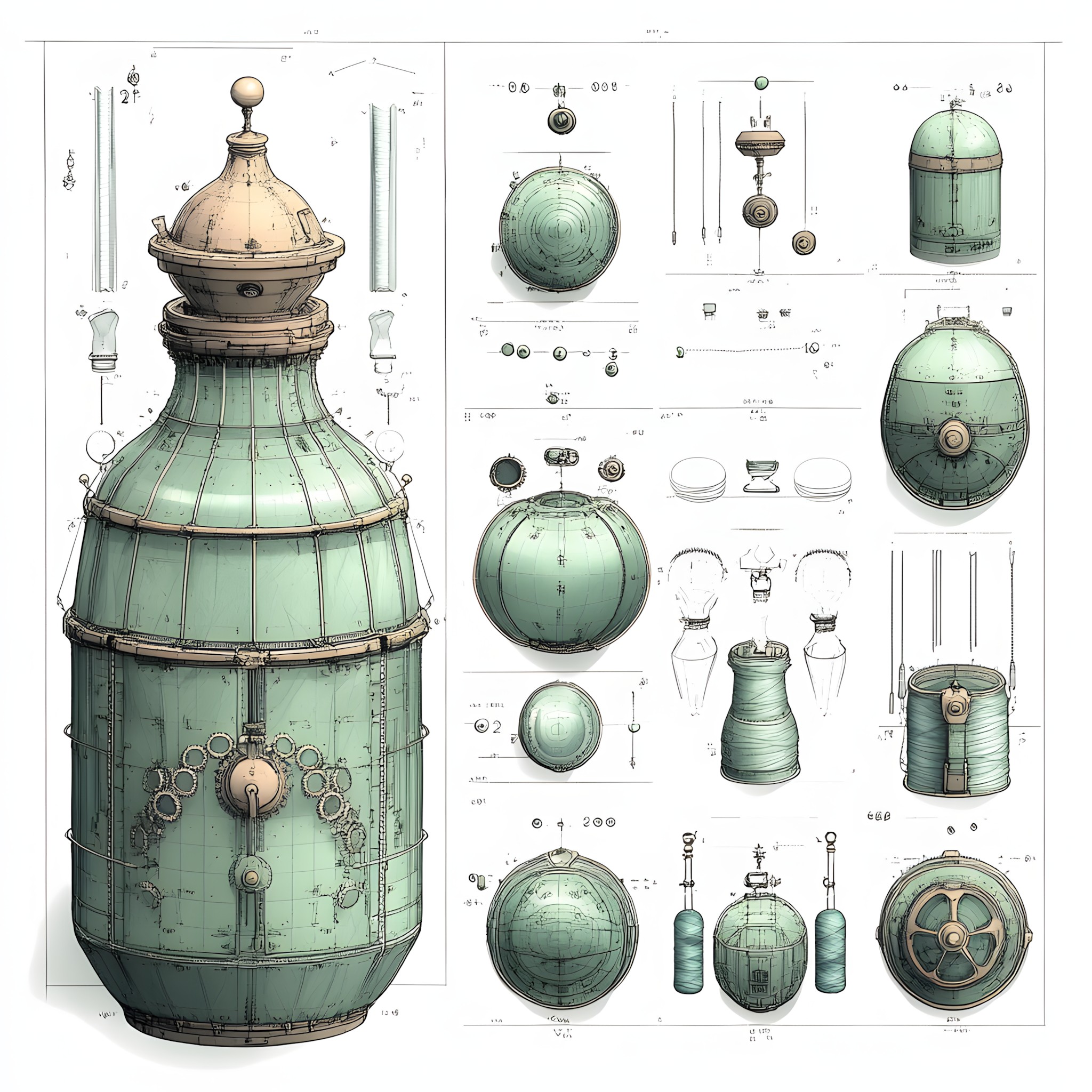 Cylinder, Dome, 3D modeling, Sphere, Science